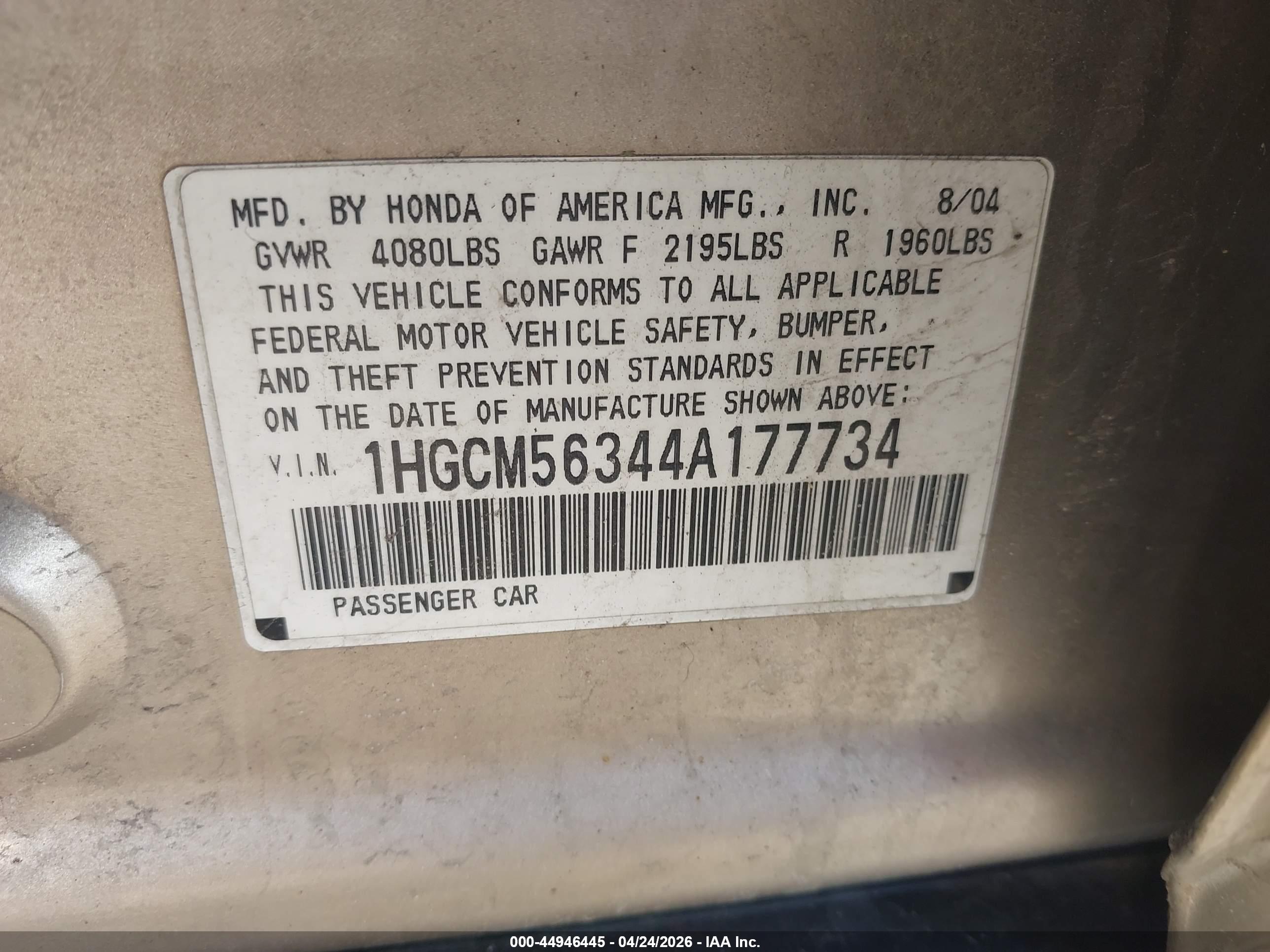 HONDA ACCORD image 9