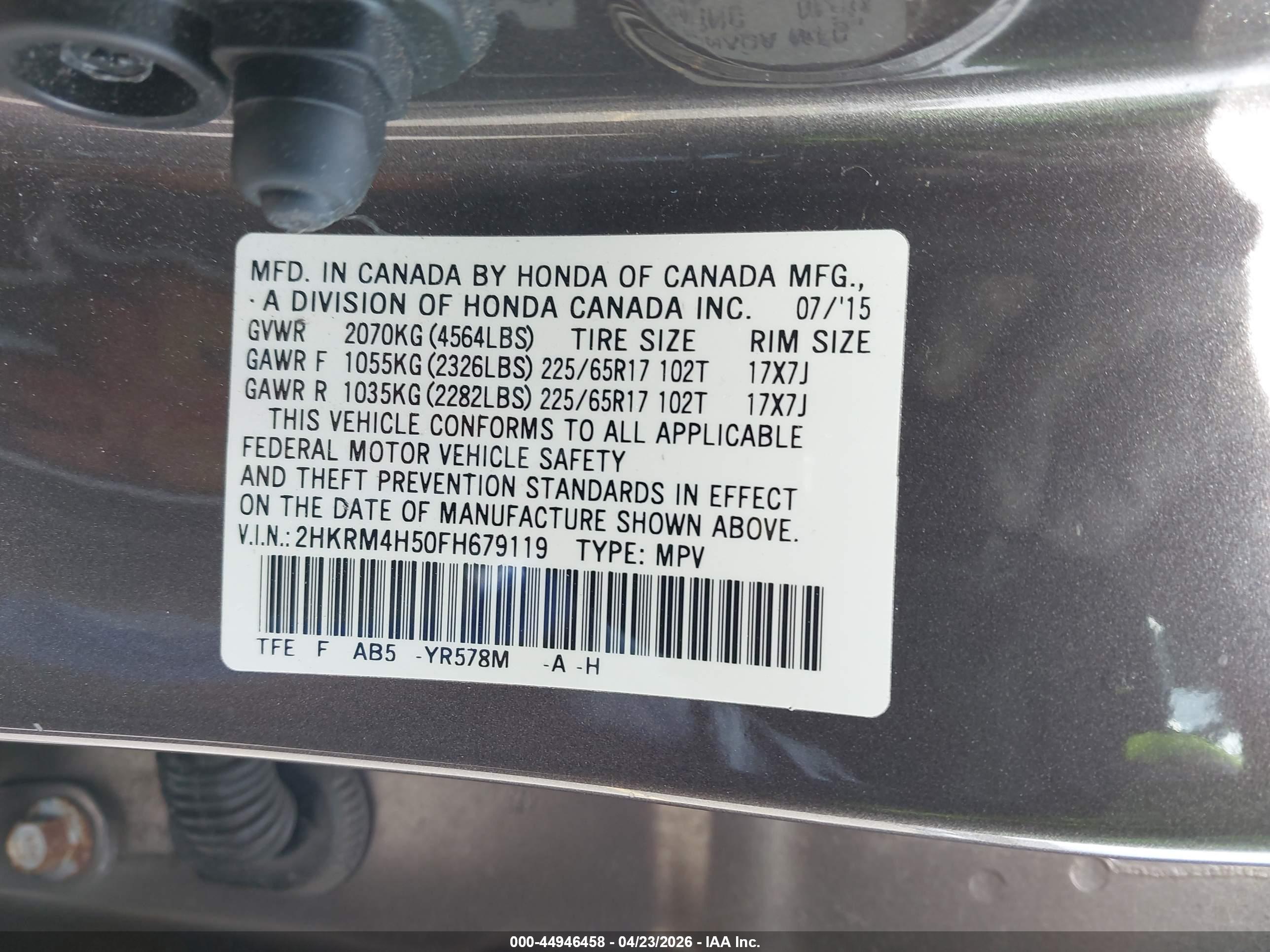 HONDA CR-V image 9
