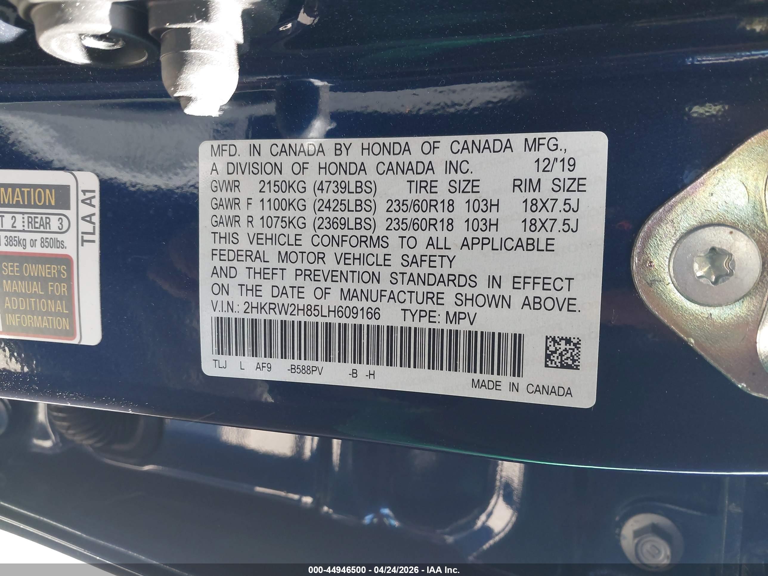 HONDA CR-V image 9