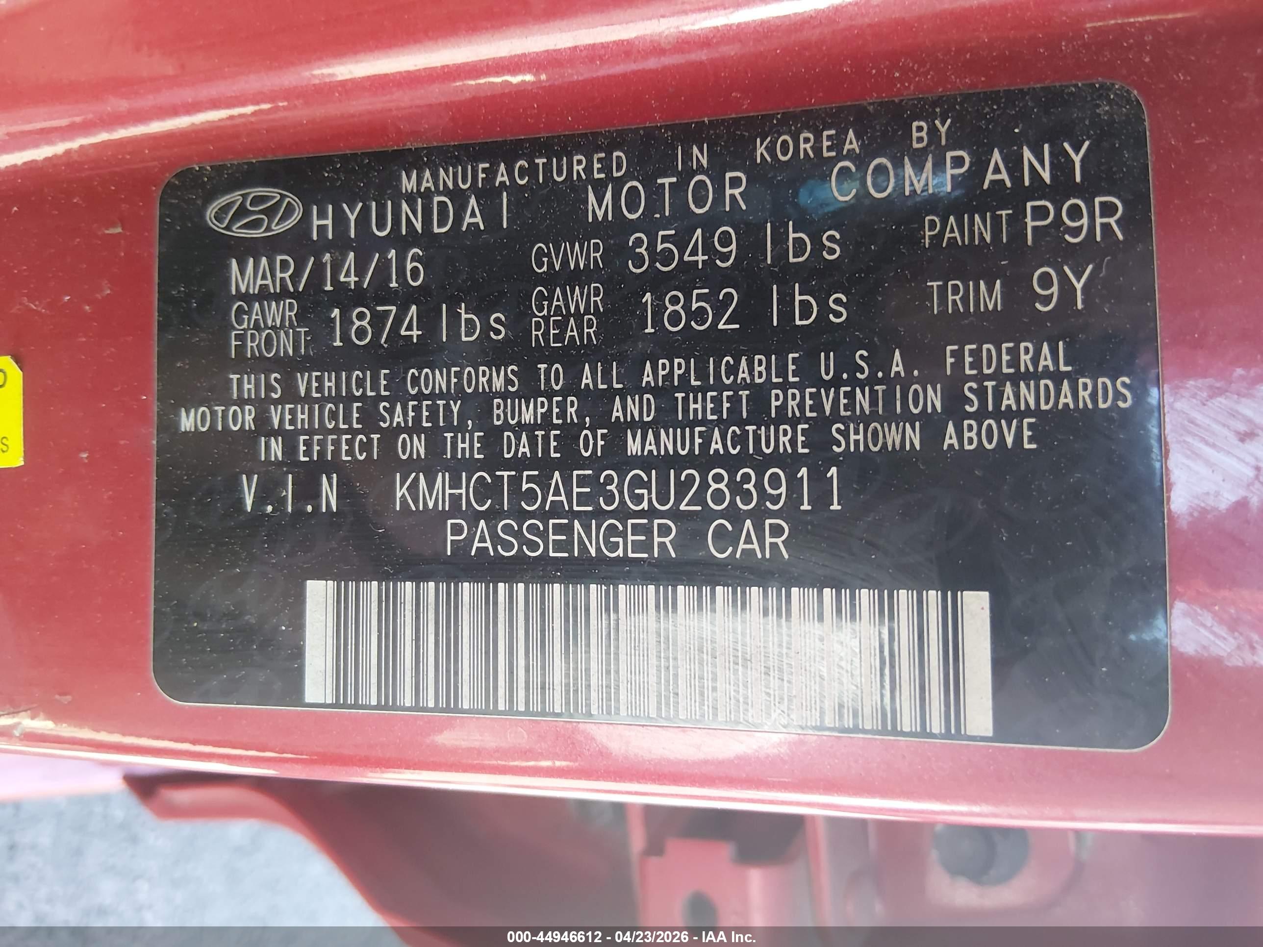HYUNDAI ACCENT image 9