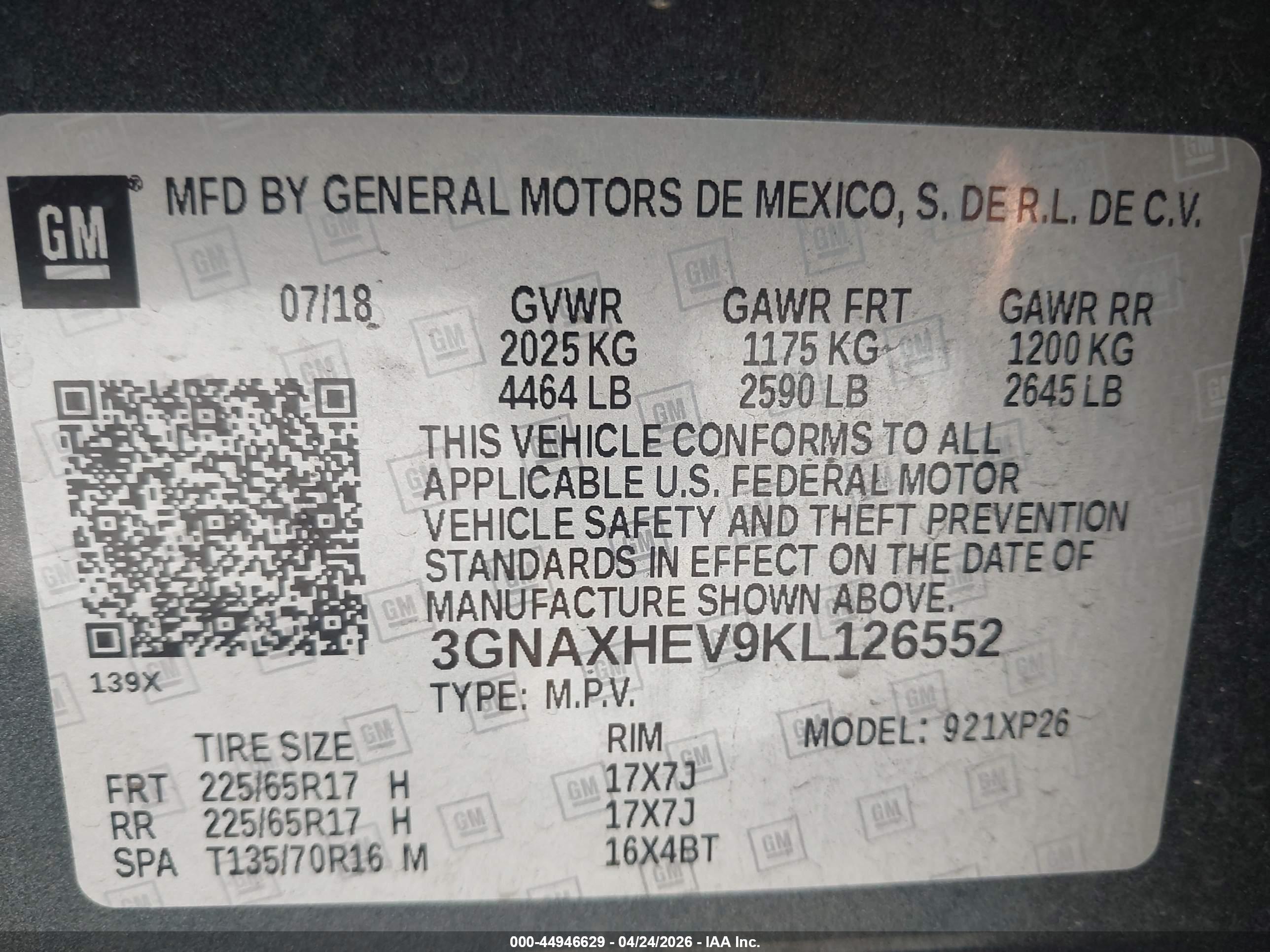CHEVROLET EQUINOX image 9