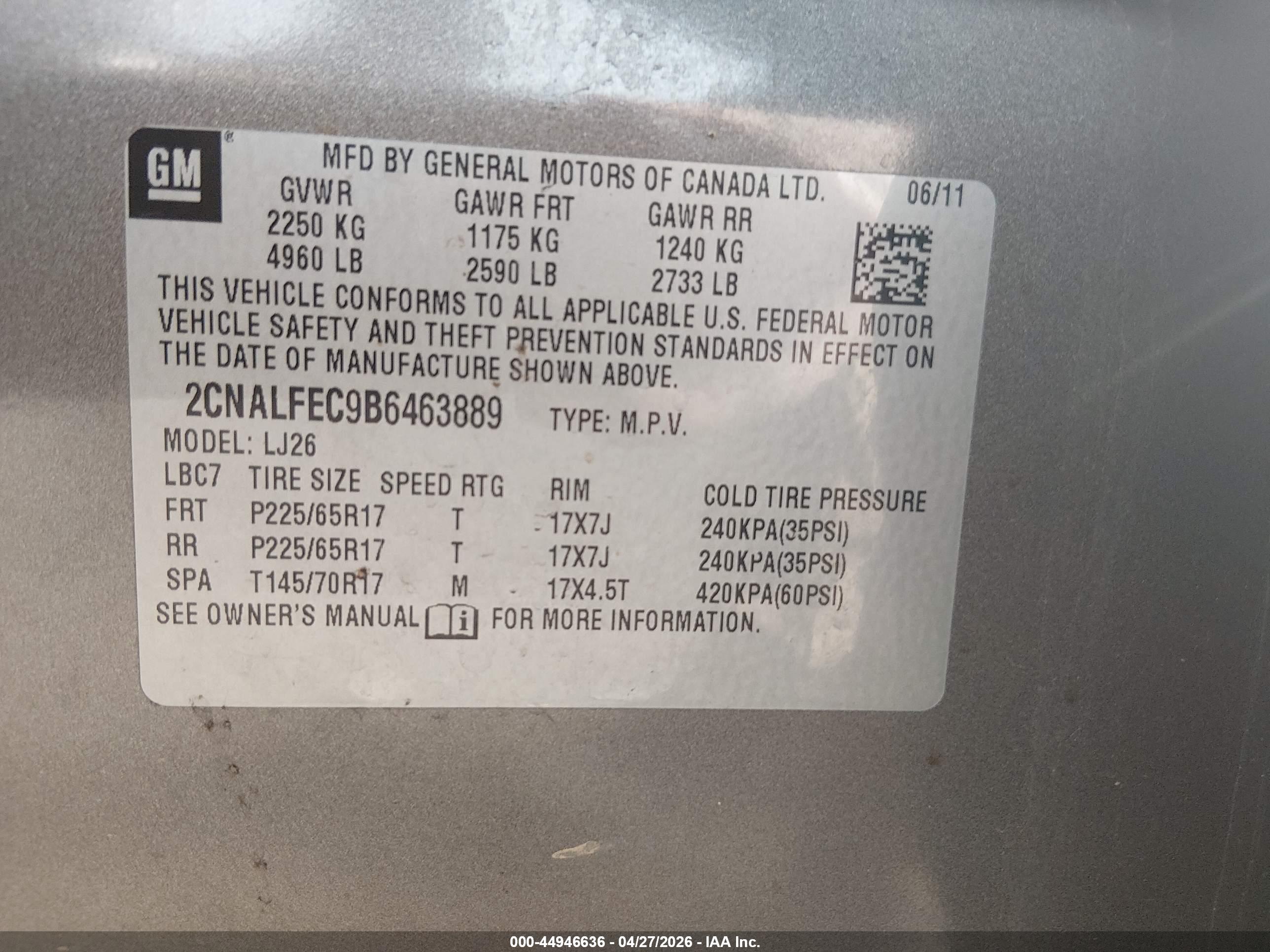 CHEVROLET EQUINOX image 9