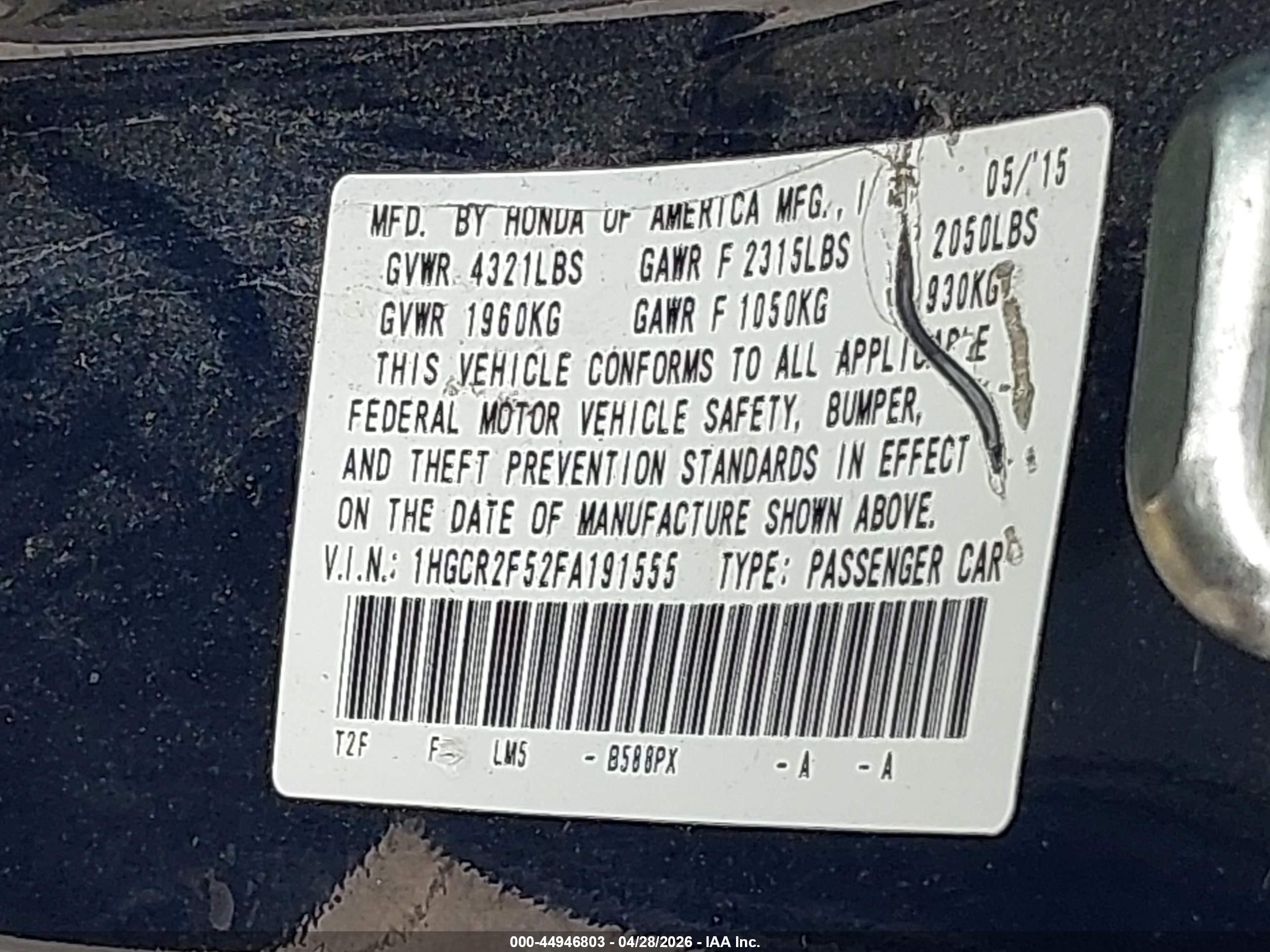 HONDA ACCORD image 9