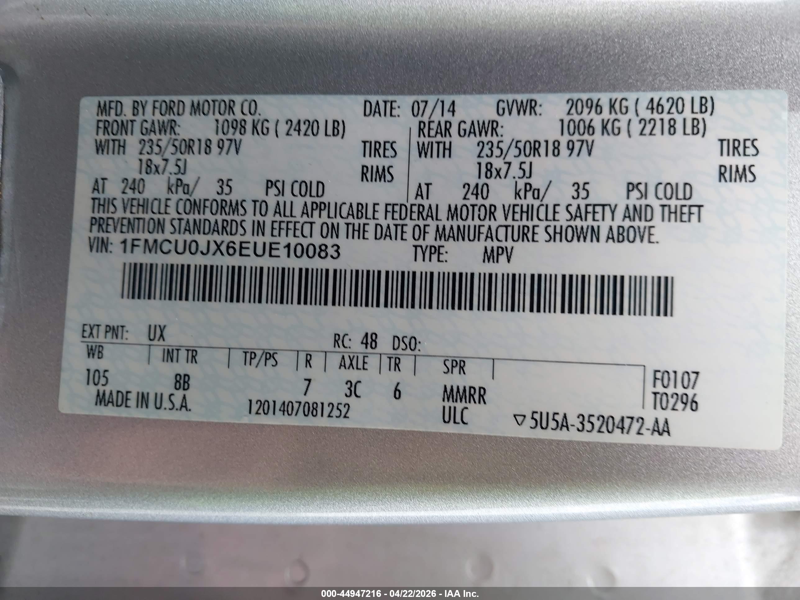 FORD ESCAPE image 9