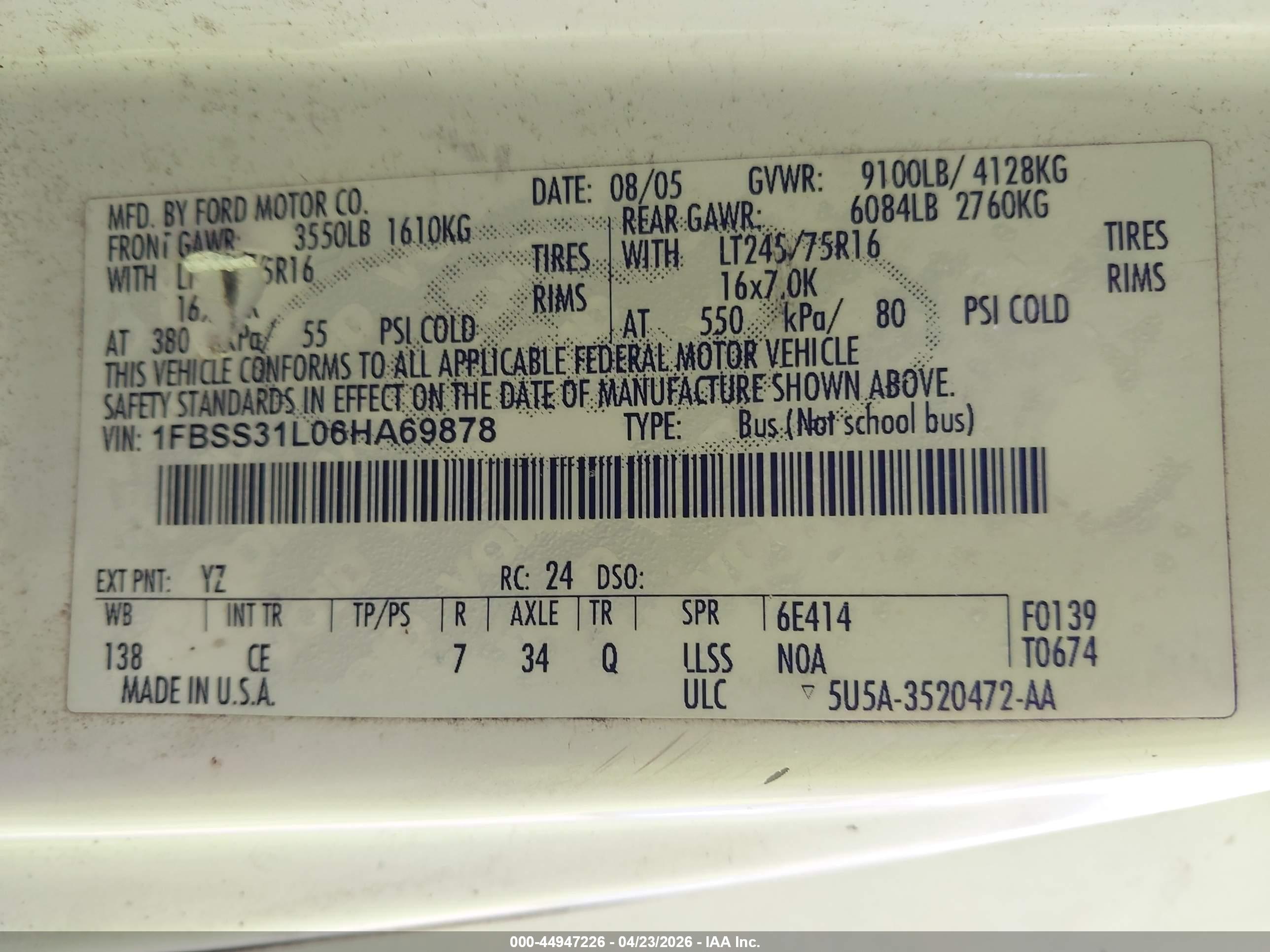 FORD E-350 image 9