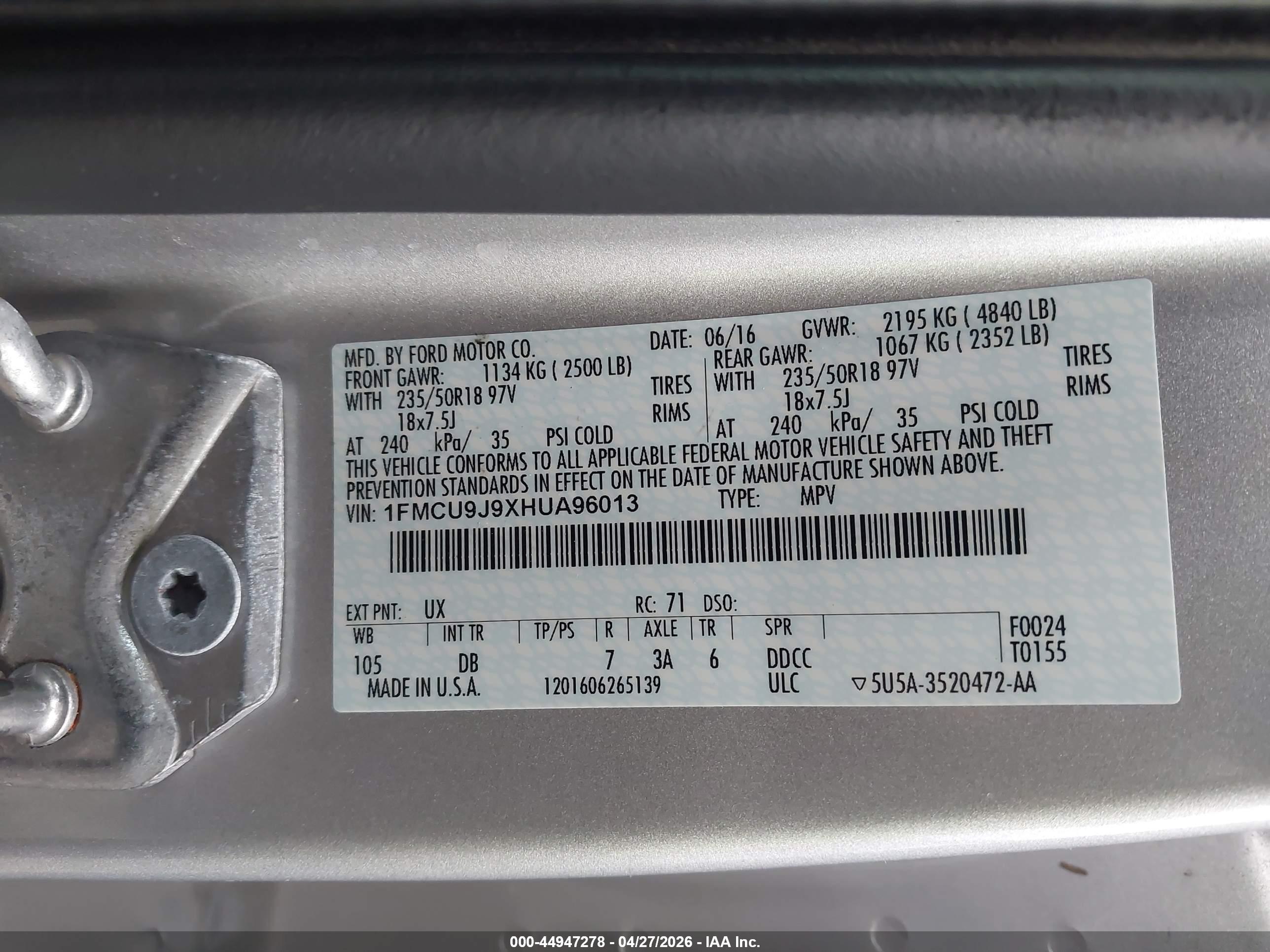 FORD ESCAPE image 9