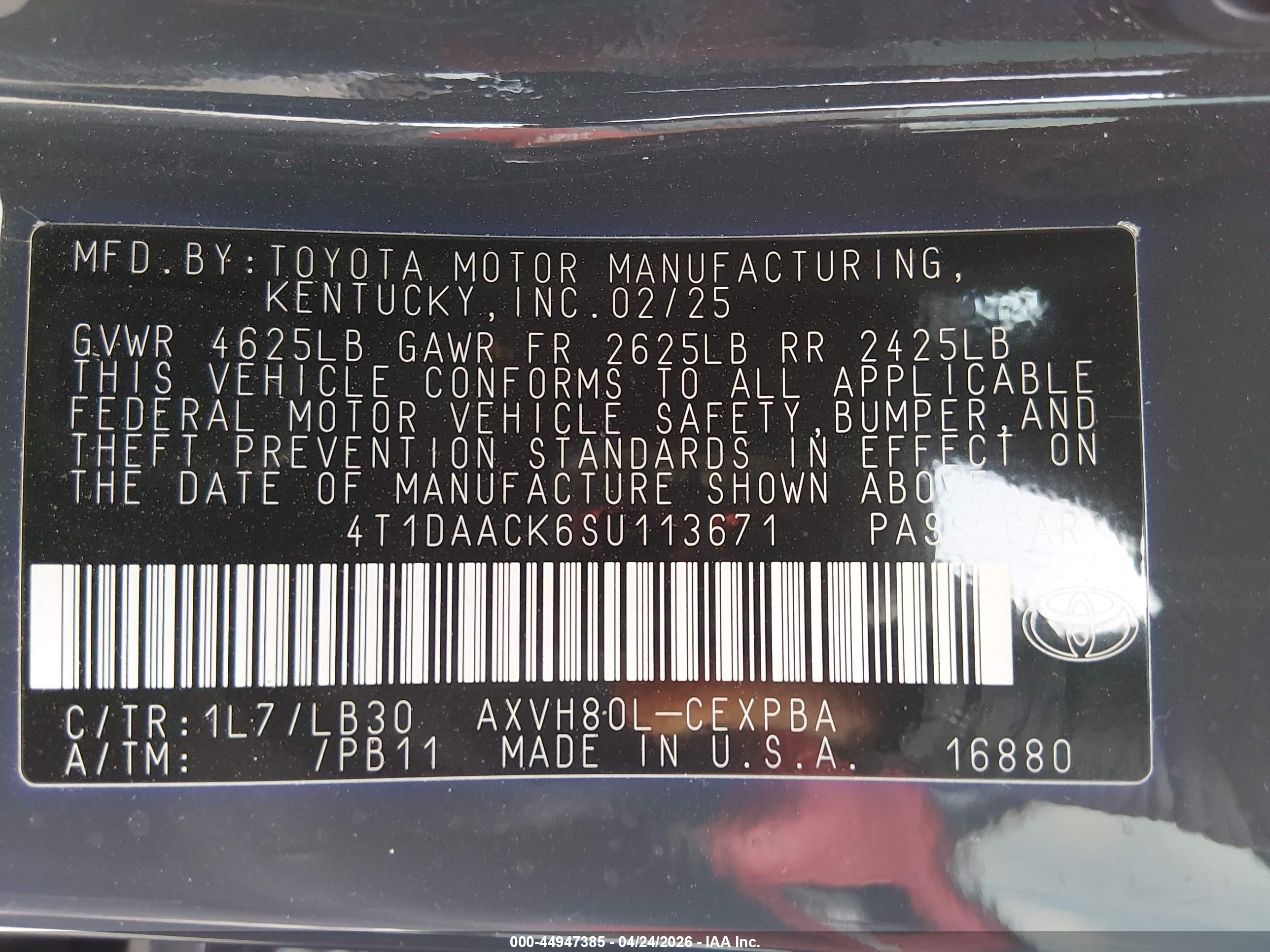 TOYOTA CAMRY image 9