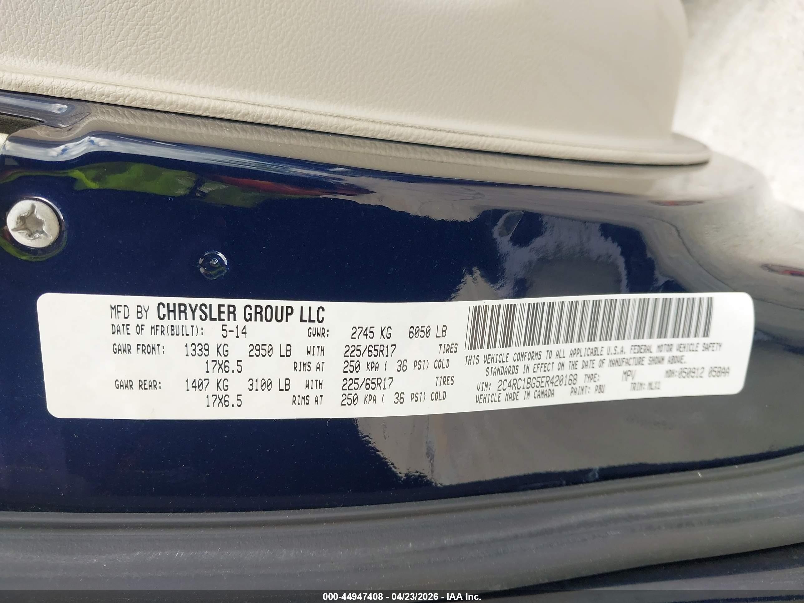 CHRYSLER TOWN image 9