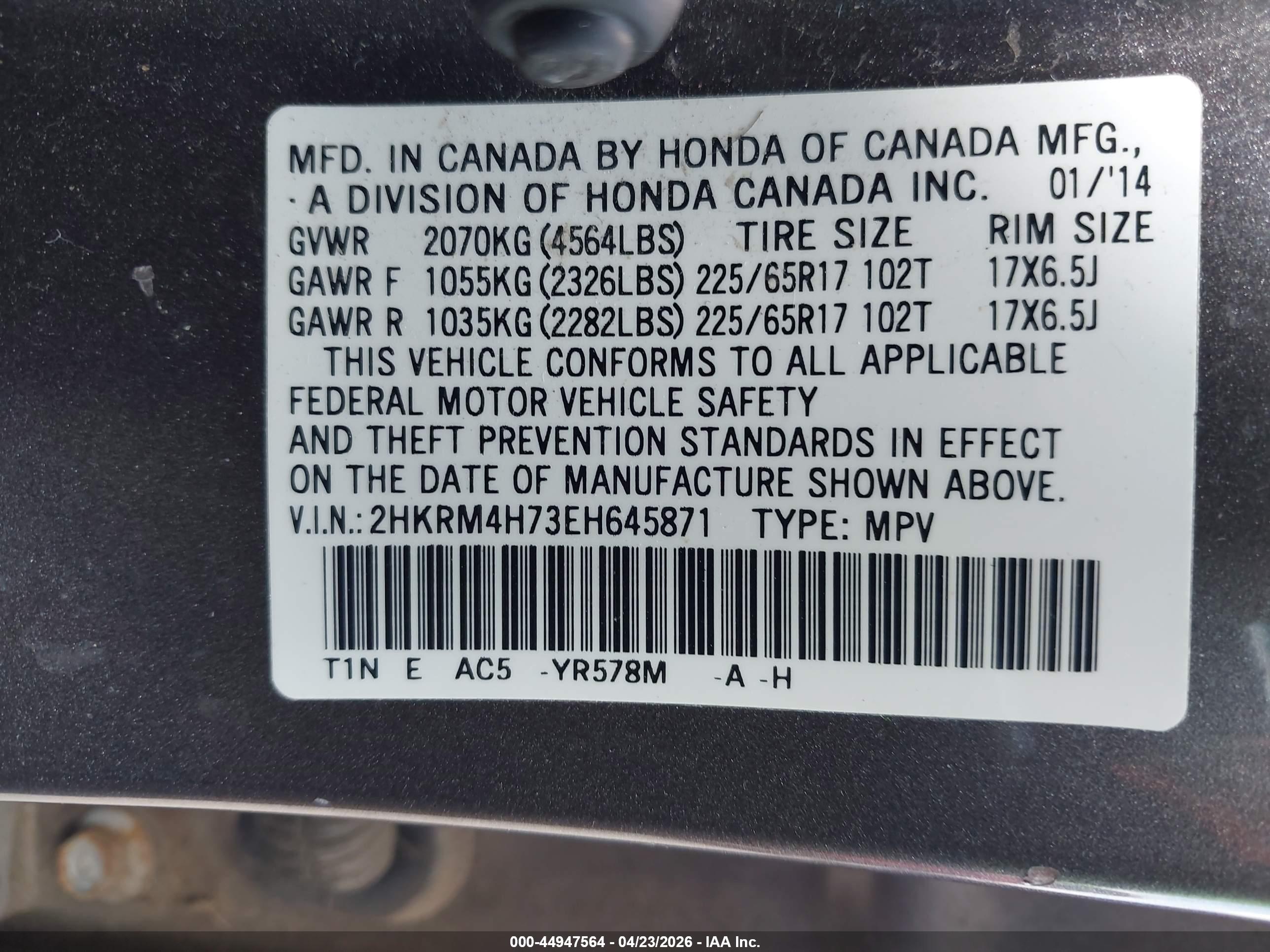 HONDA CR-V image 9
