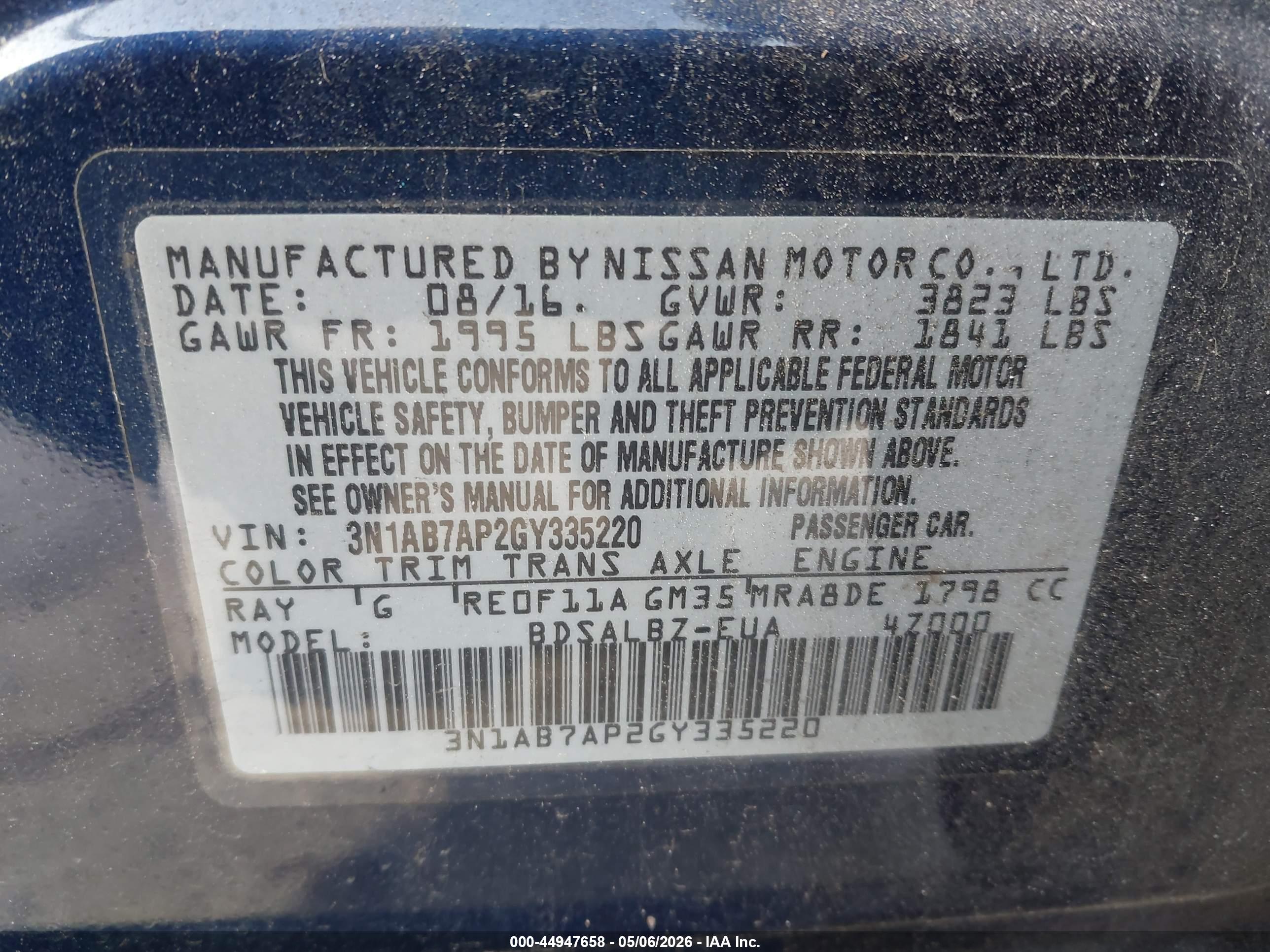 NISSAN SENTRA image 9