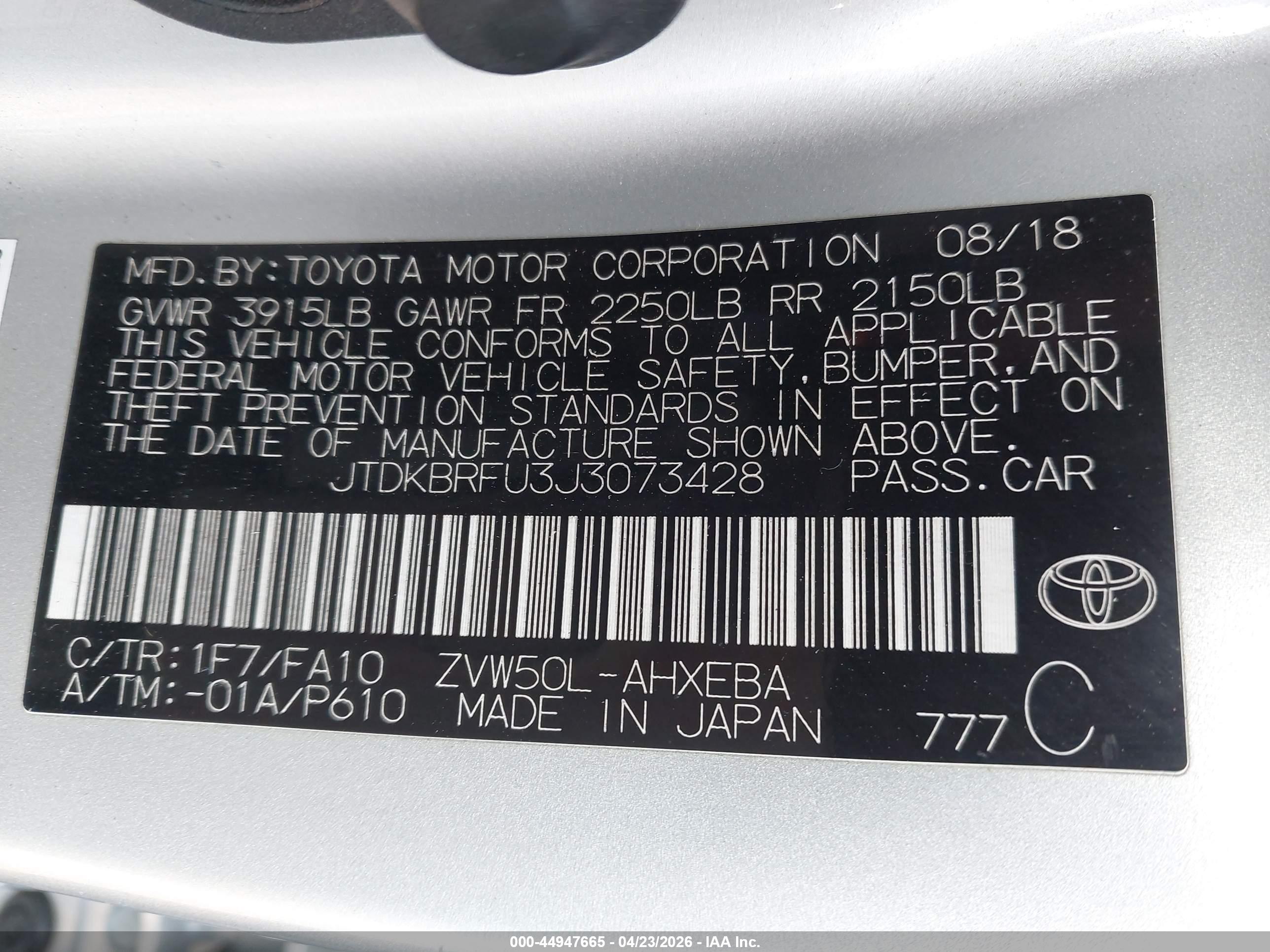 TOYOTA PRIUS image 9
