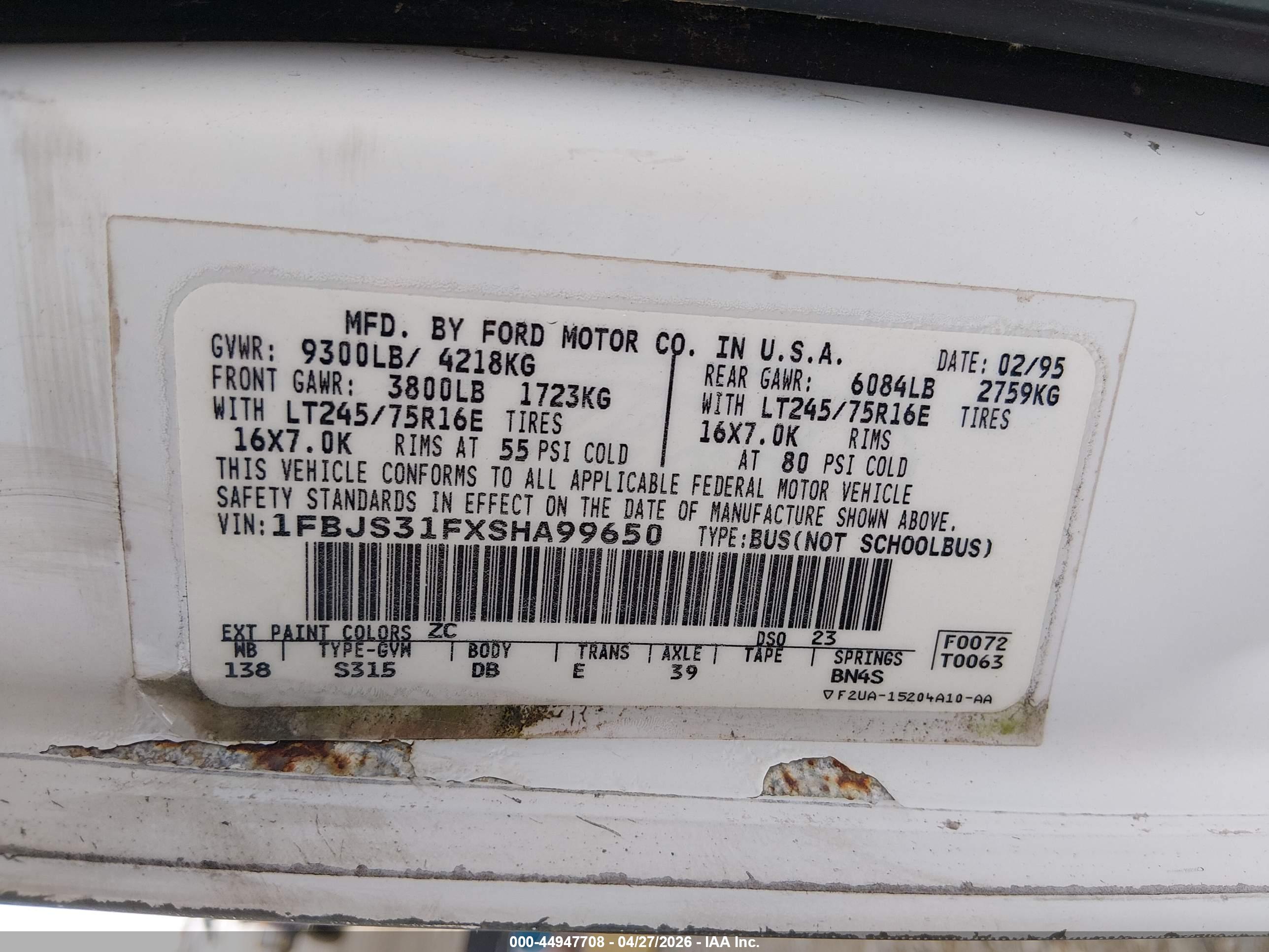 FORD ECONOLINE image 9