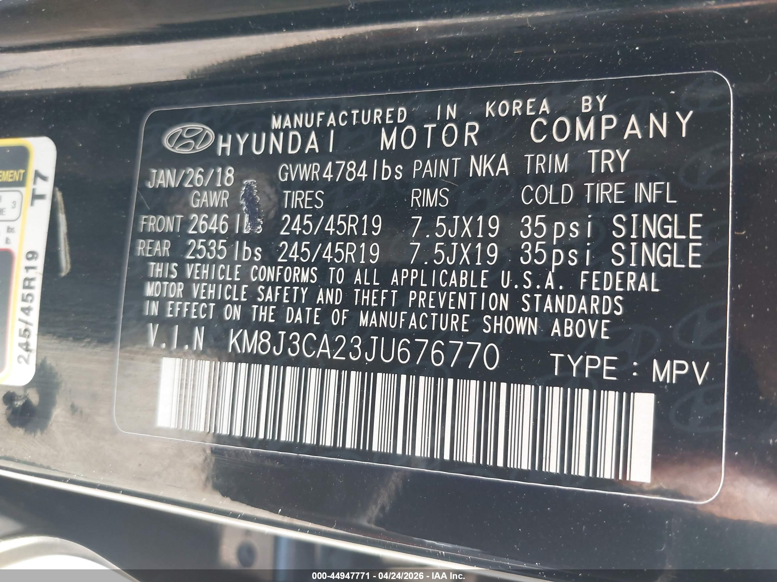 HYUNDAI TUCSON image 9