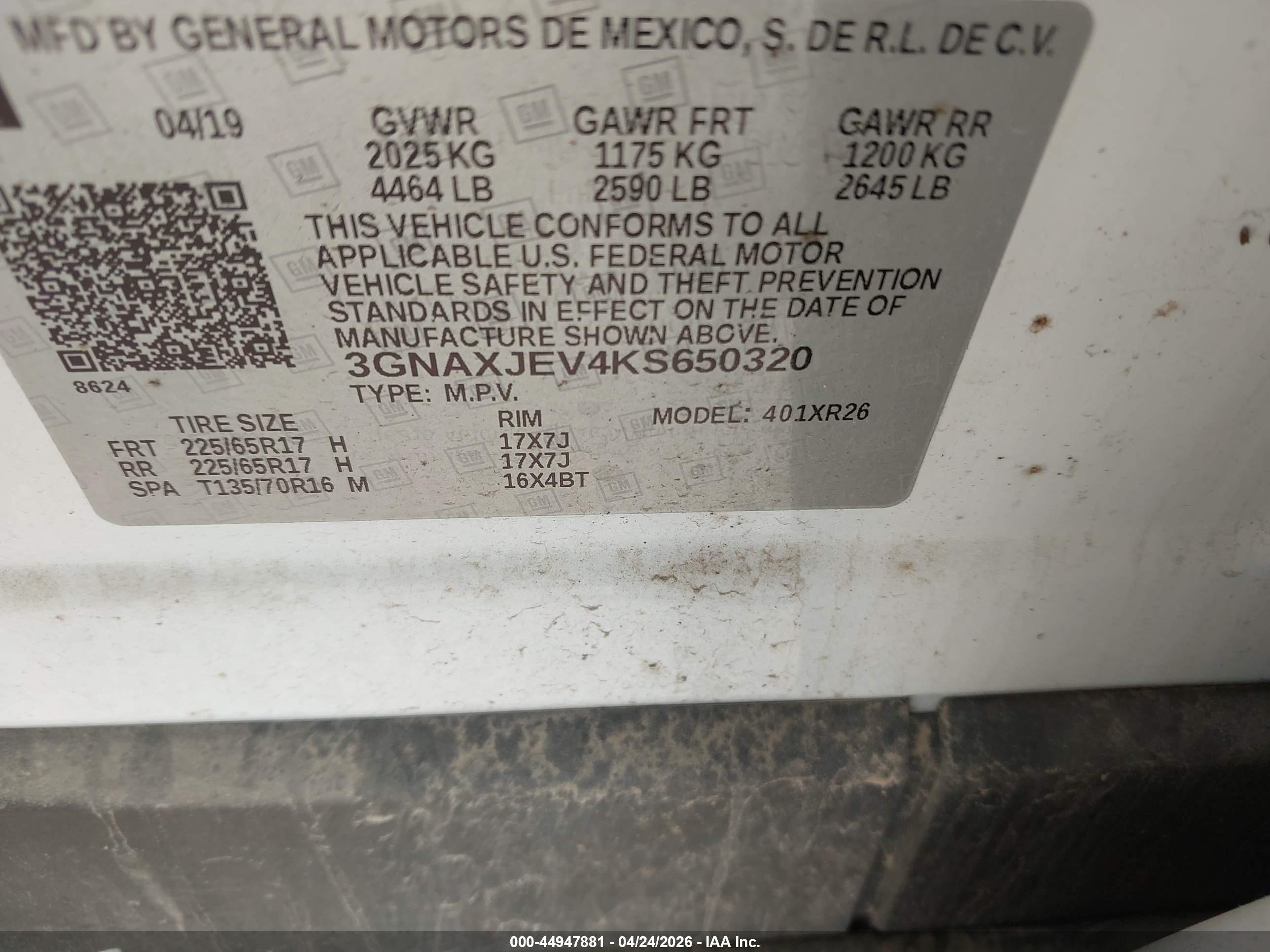 CHEVROLET EQUINOX image 9