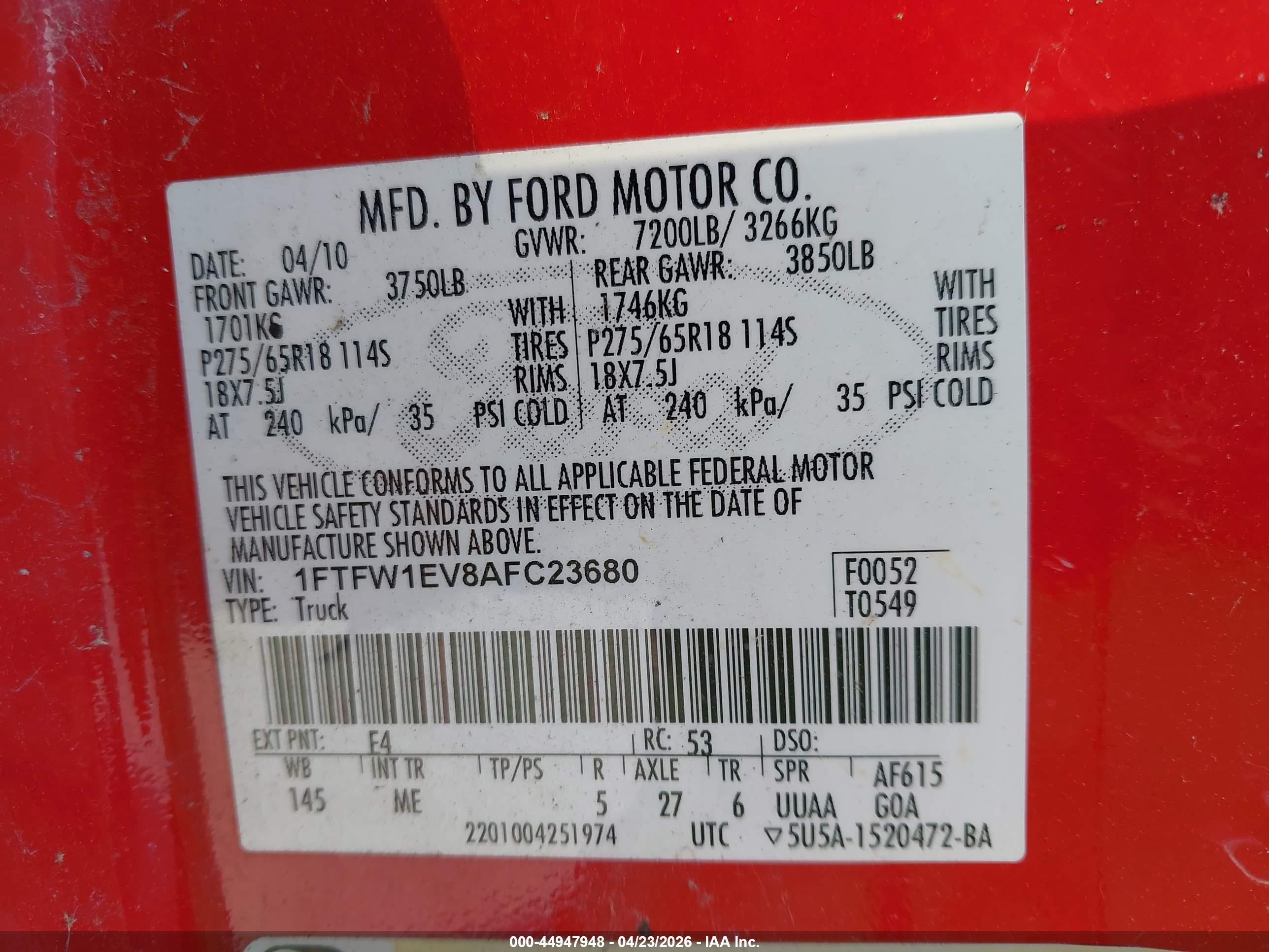 FORD F-150 image 9
