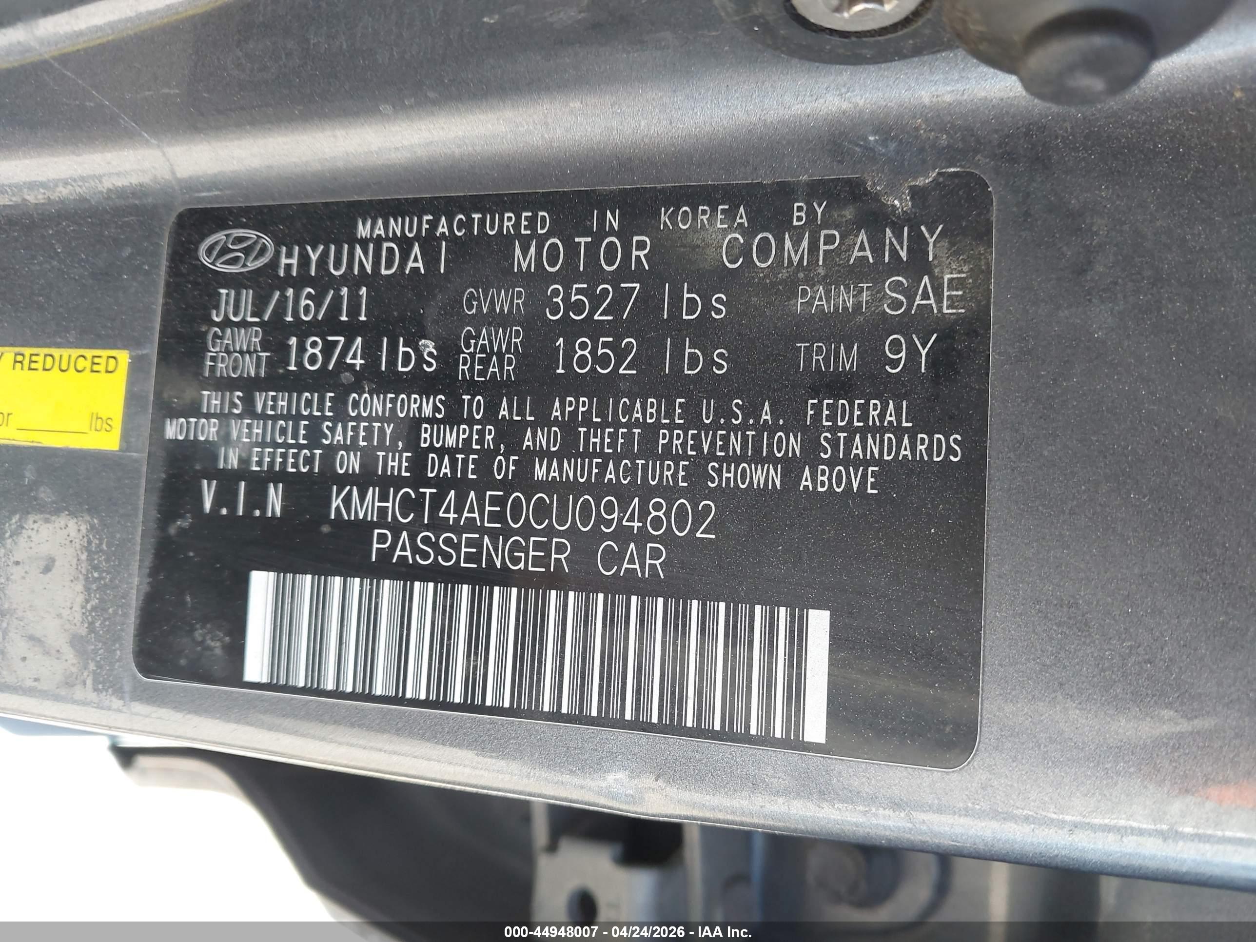 HYUNDAI ACCENT image 9