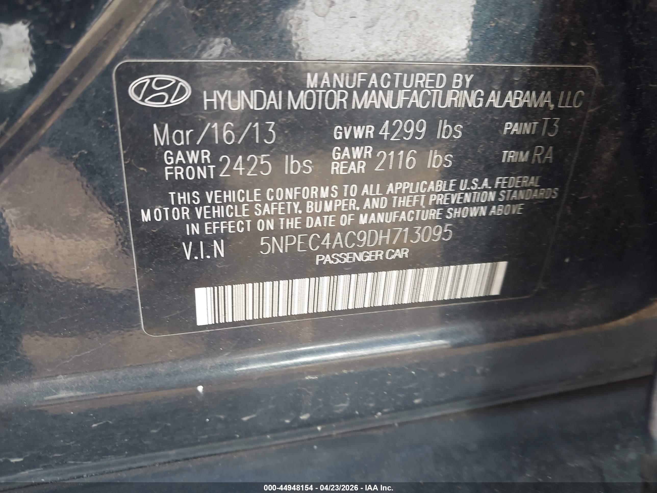 HYUNDAI SONATA image 9
