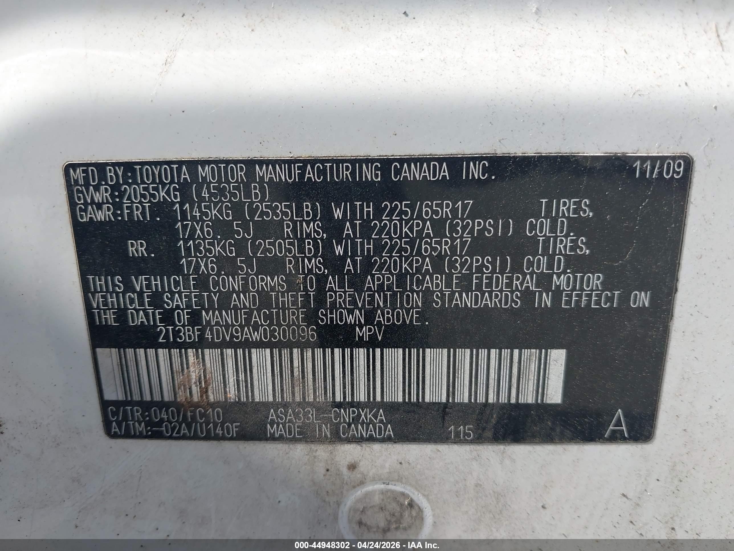 TOYOTA RAV4 image 9