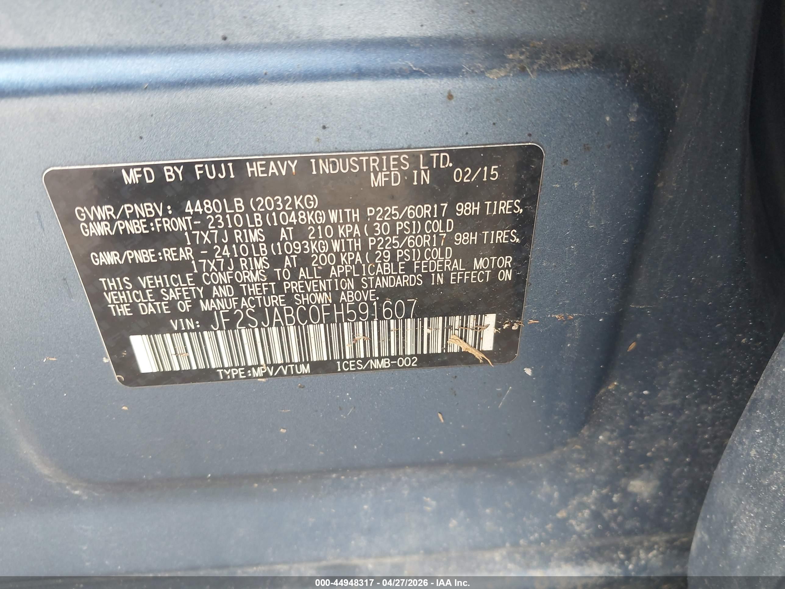 SUBARU FORESTER image 9