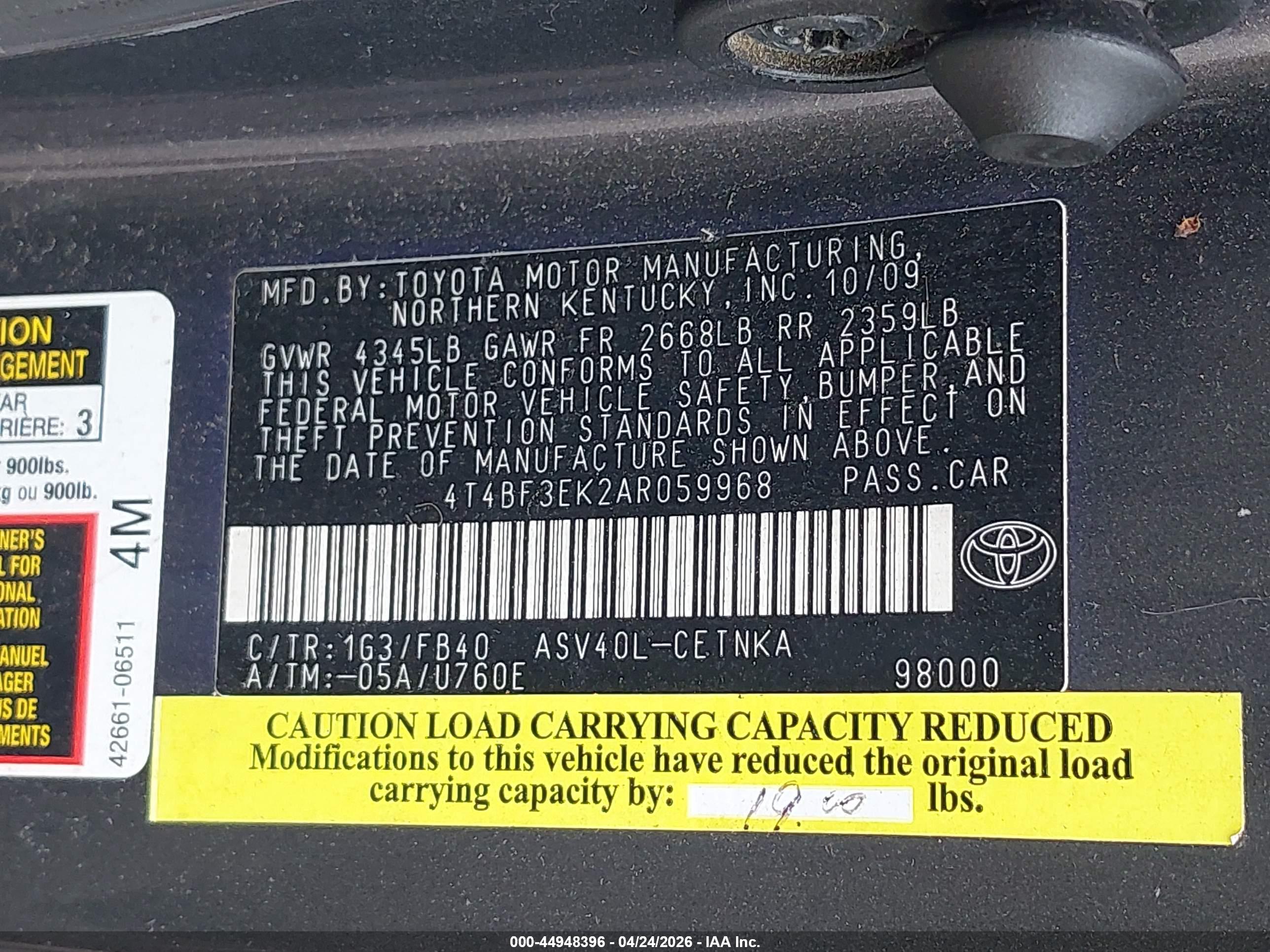TOYOTA CAMRY image 9
