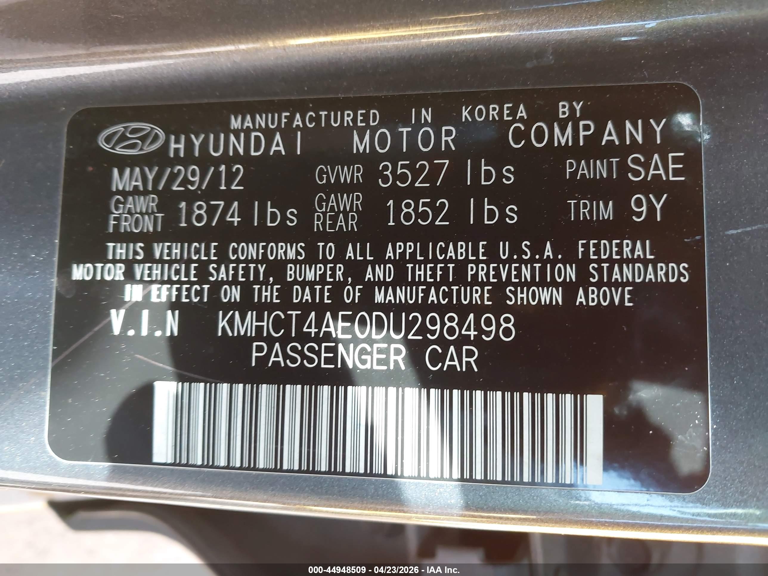 HYUNDAI ACCENT image 9