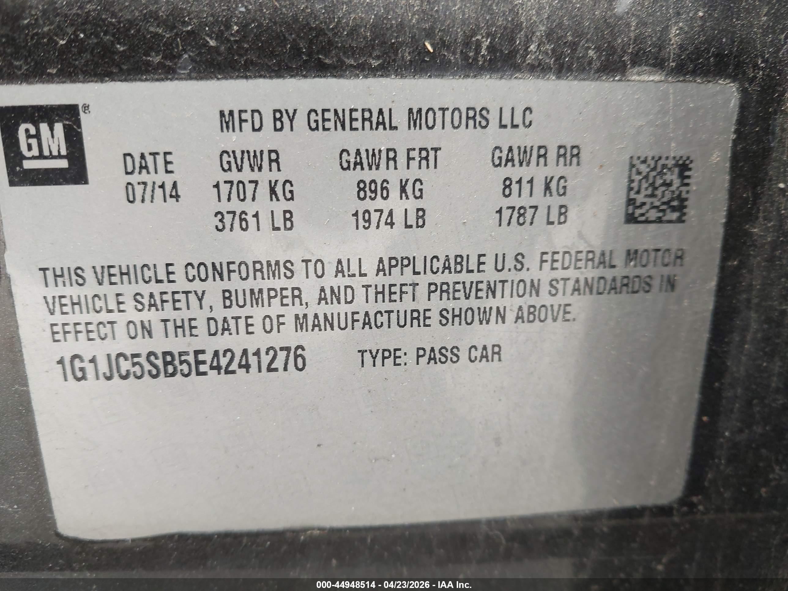 CHEVROLET SONIC image 9