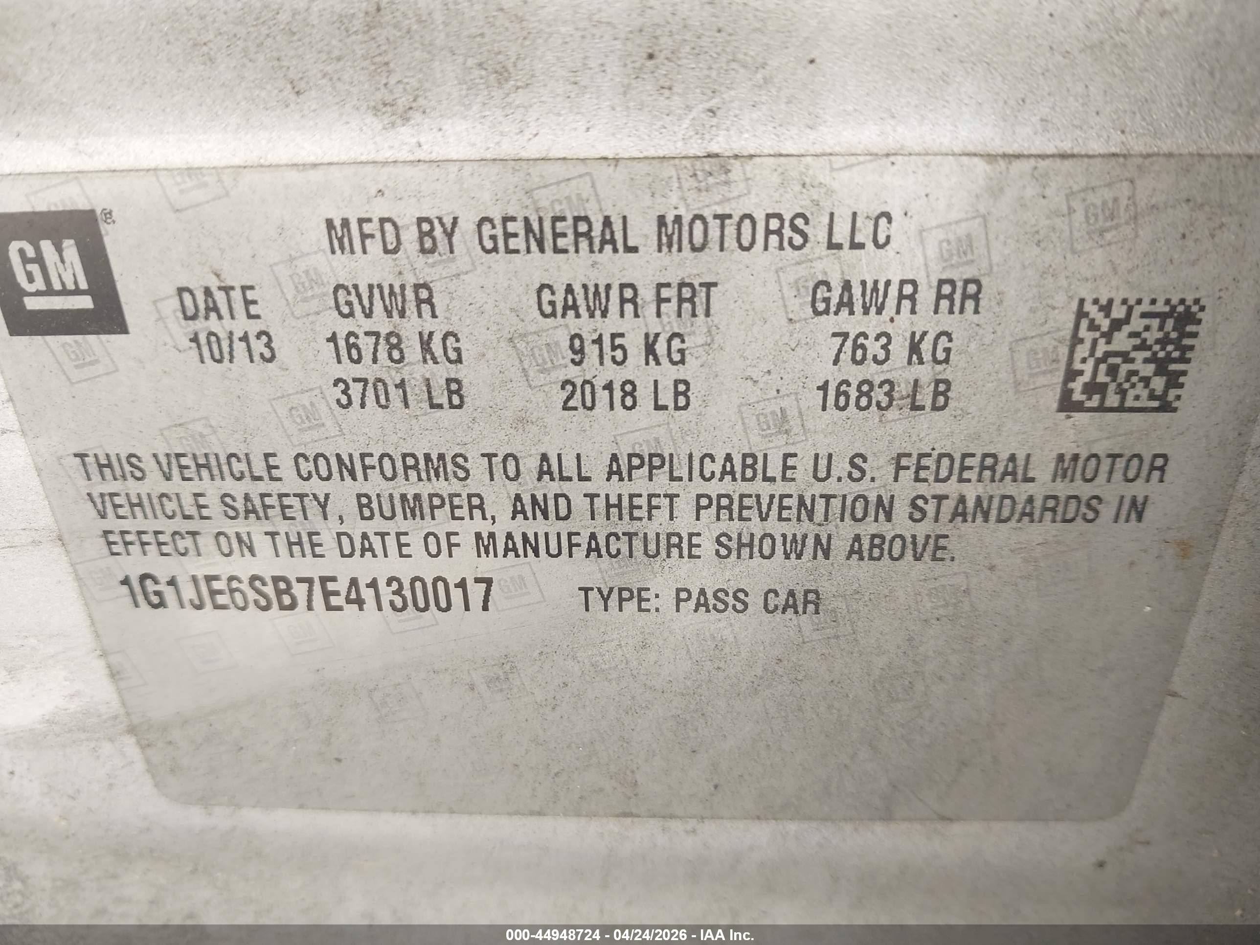 CHEVROLET SONIC image 9