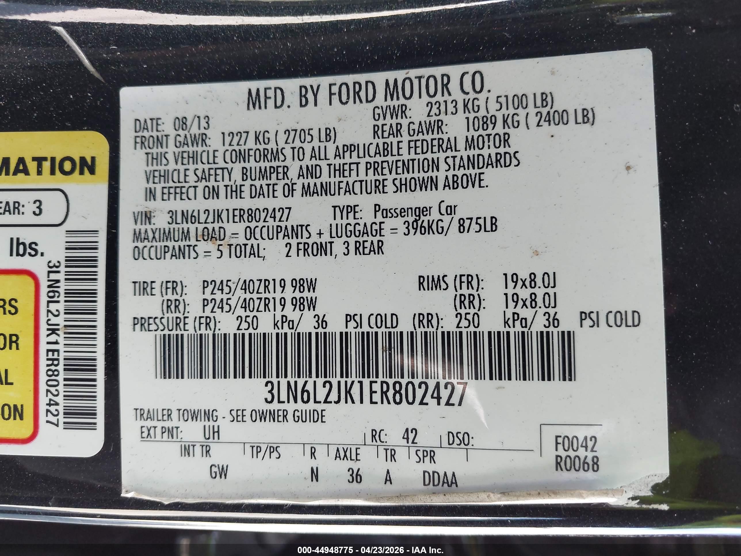 LINCOLN MKZ image 9