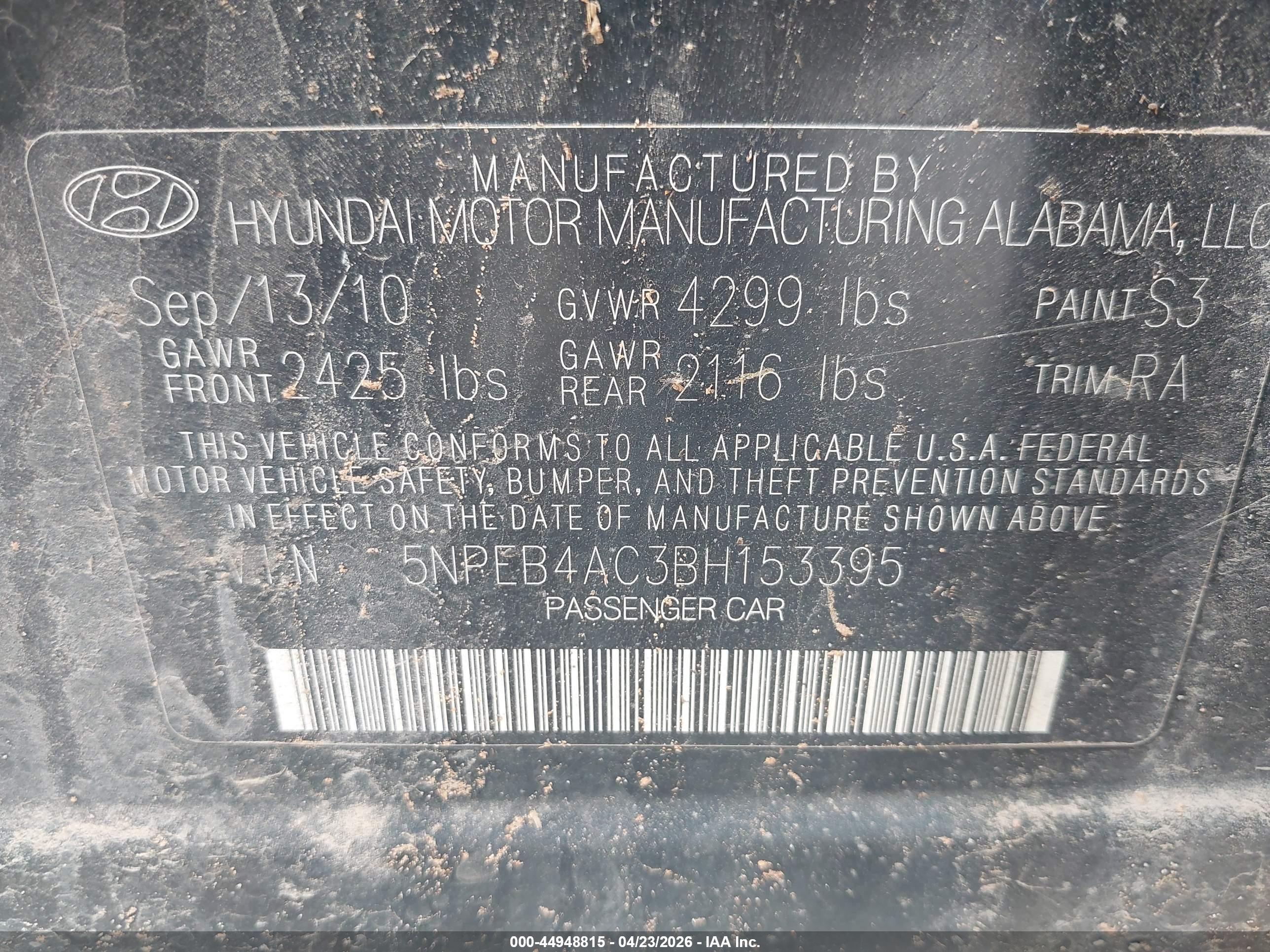 HYUNDAI SONATA image 9