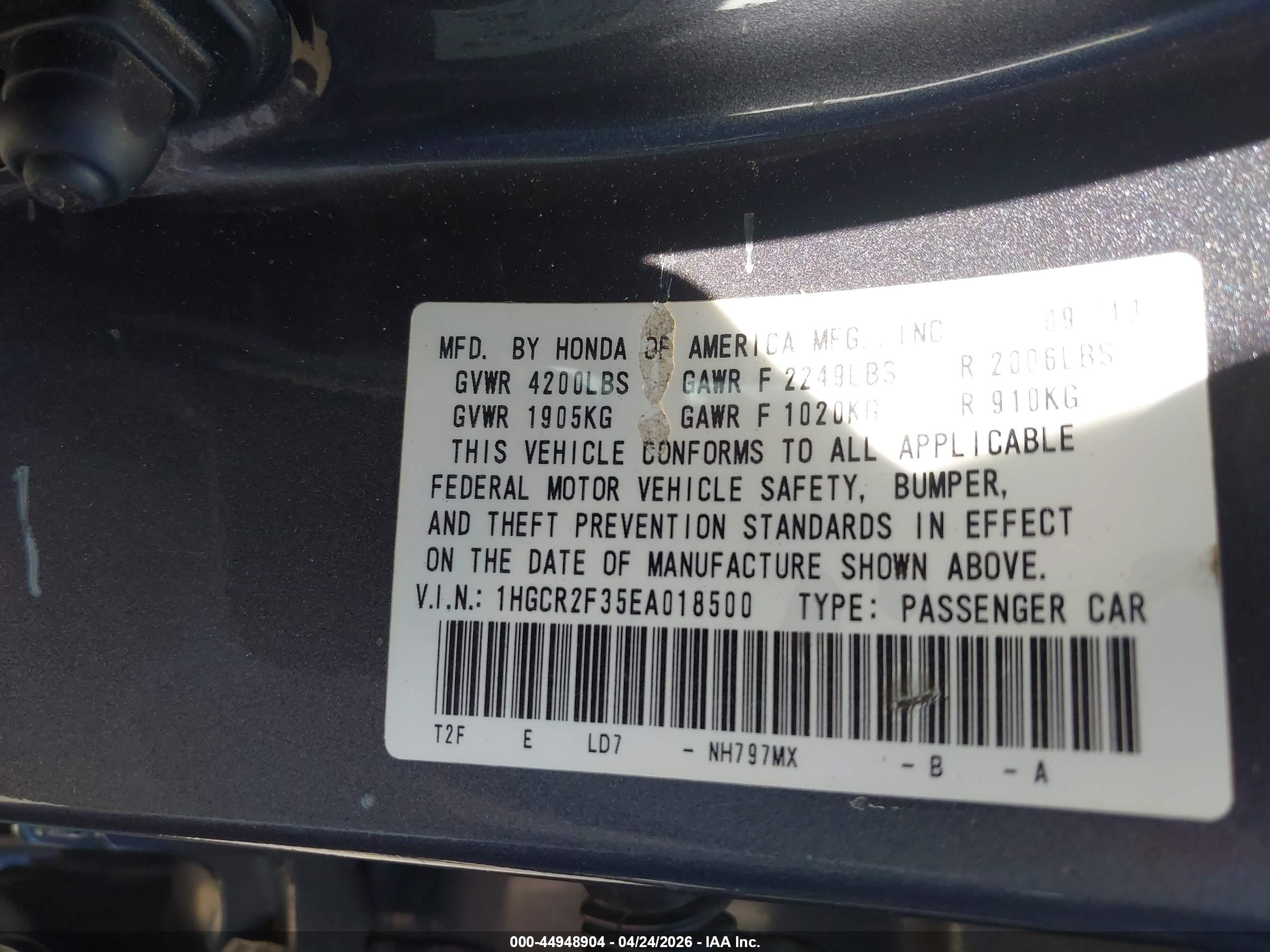 HONDA ACCORD image 9