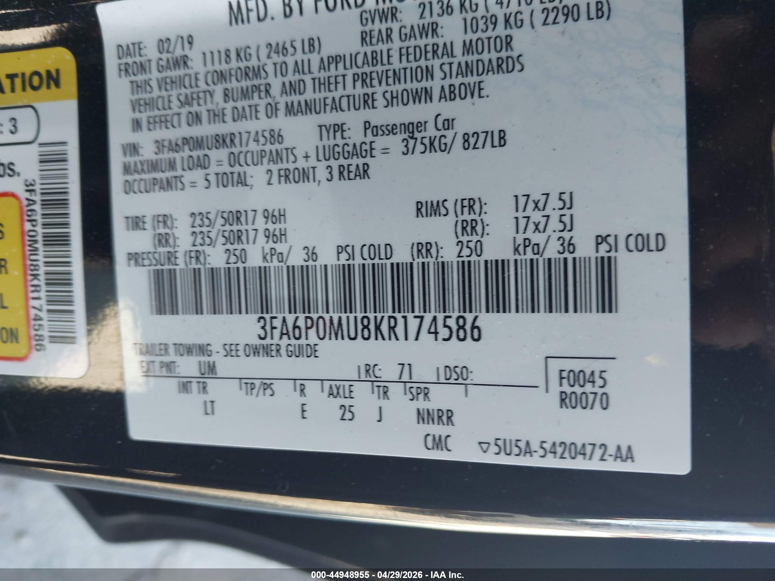FORD FUSION image 9