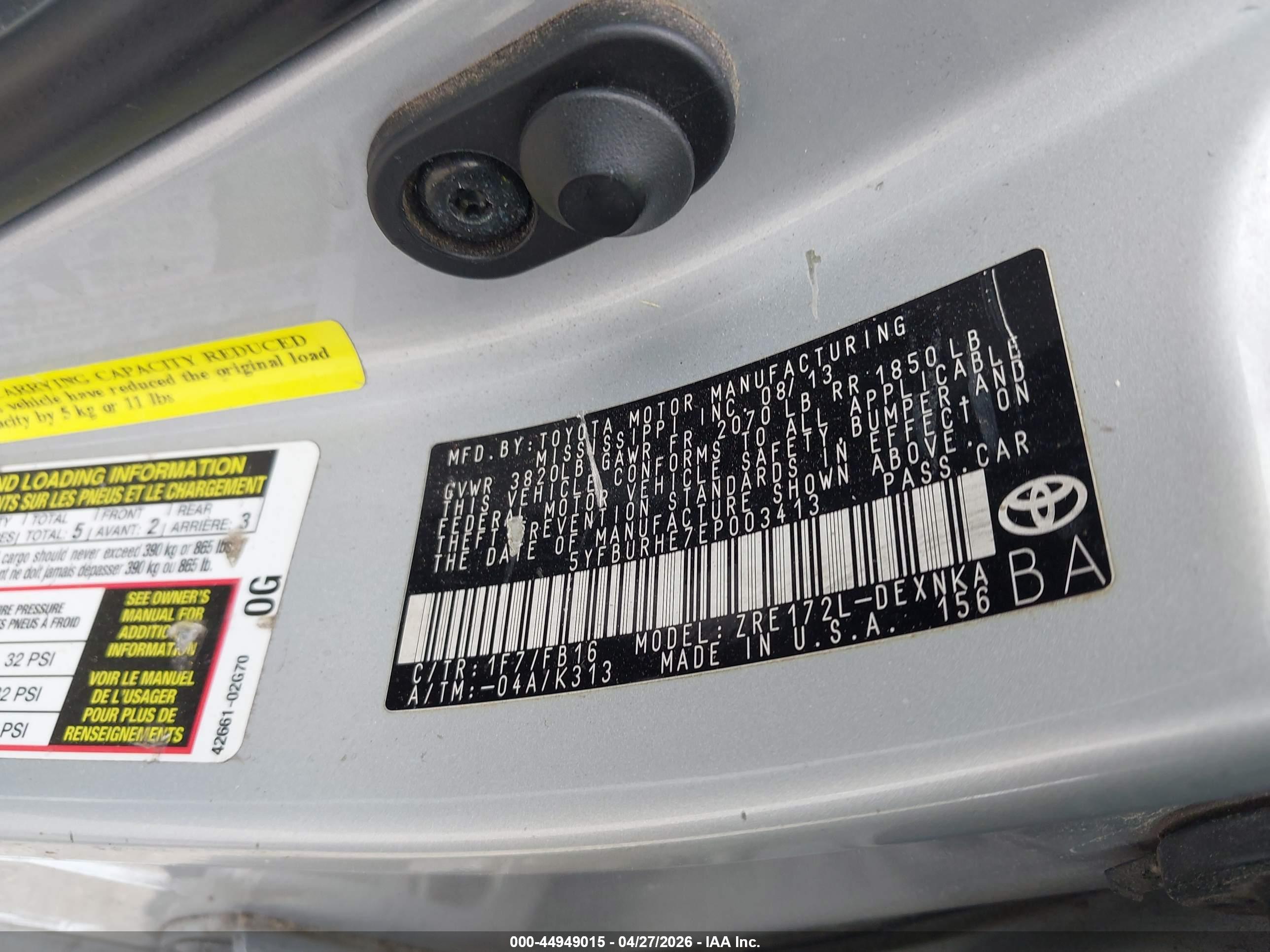 TOYOTA COROLLA image 9