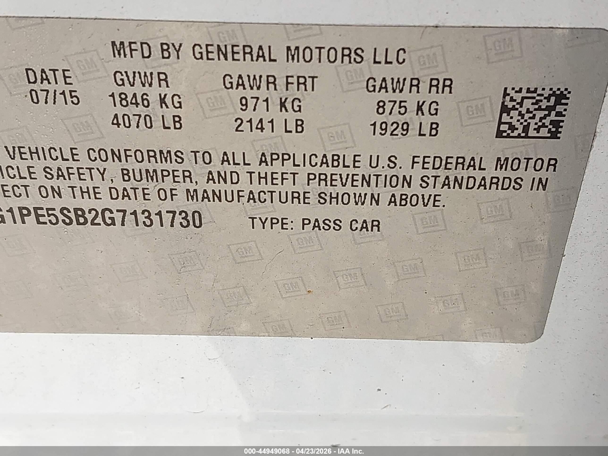 CHEVROLET CRUZE image 9