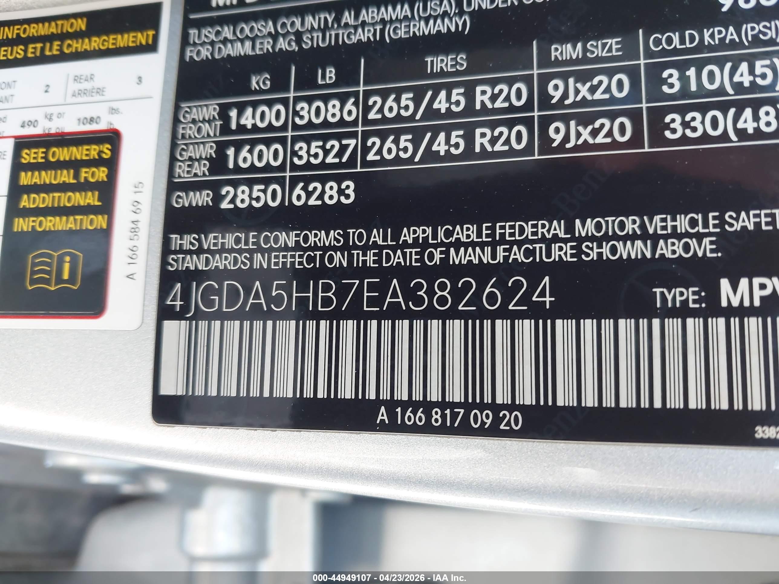 MERCEDES-BENZ ML image 9