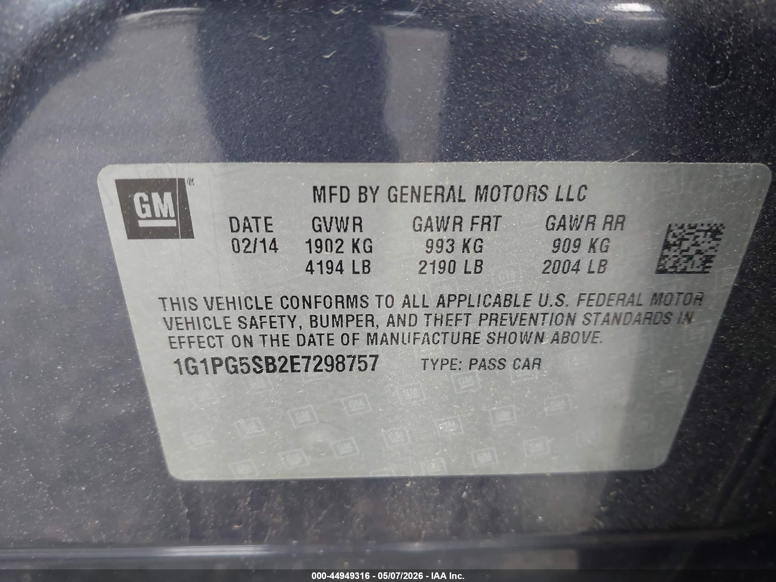 CHEVROLET CRUZE image 9
