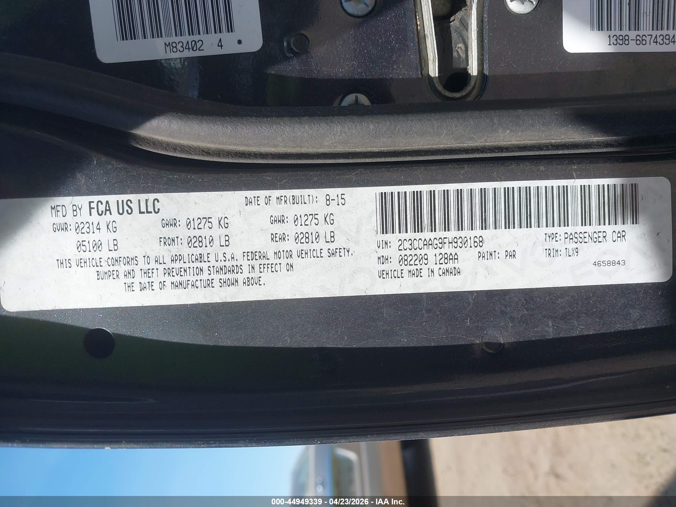 CHRYSLER 300 image 9