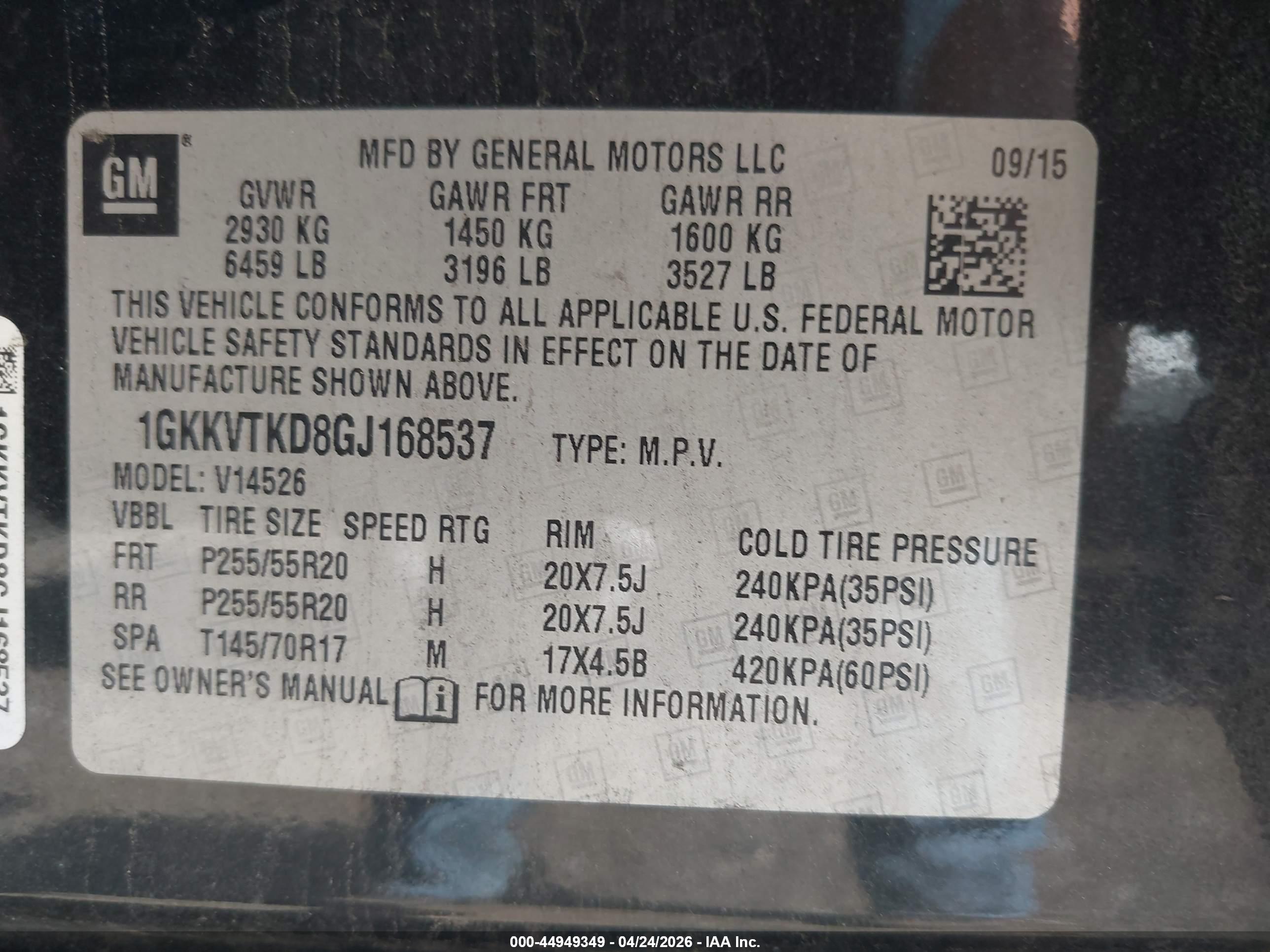 GMC ACADIA image 9