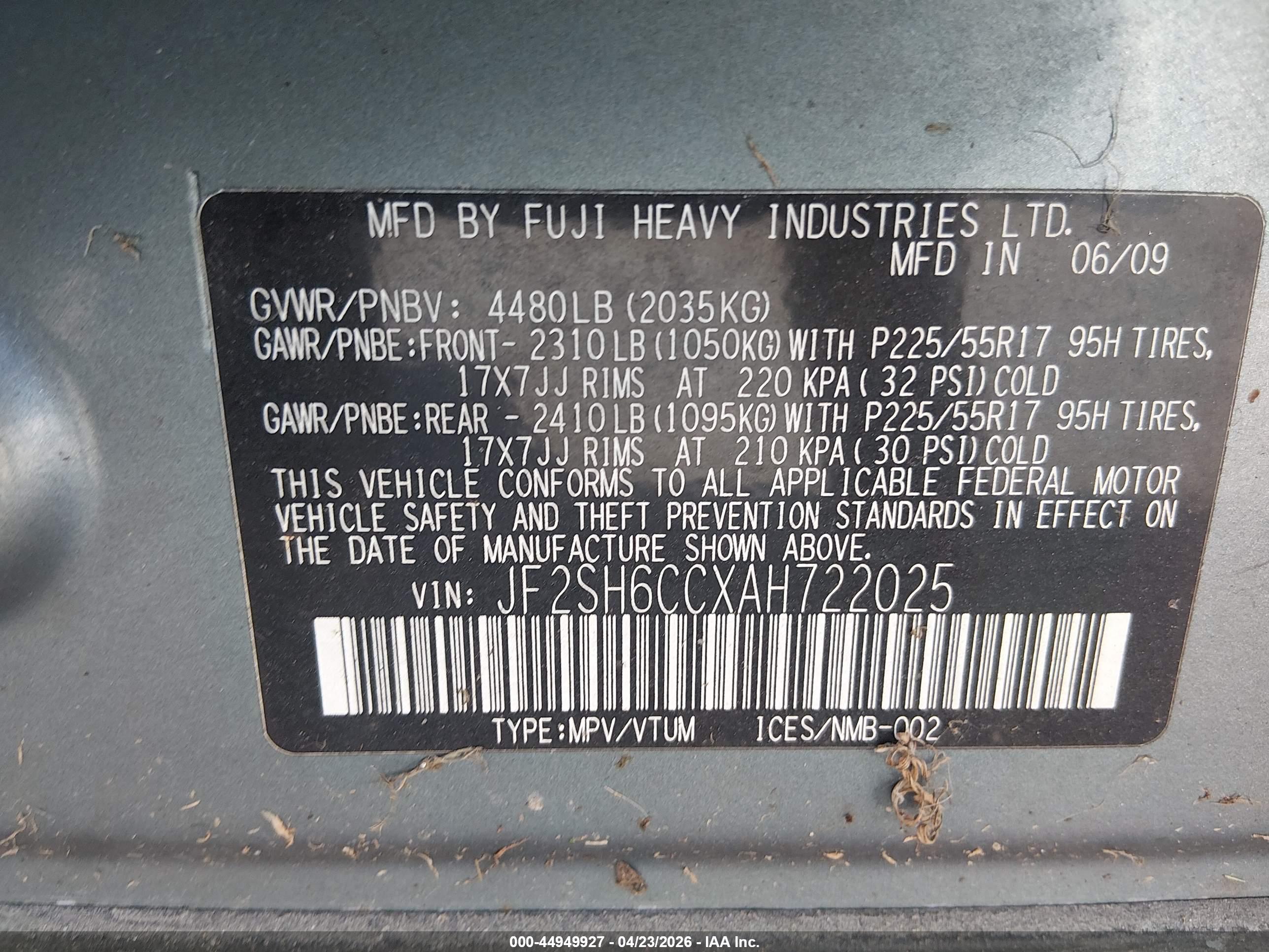SUBARU FORESTER image 9
