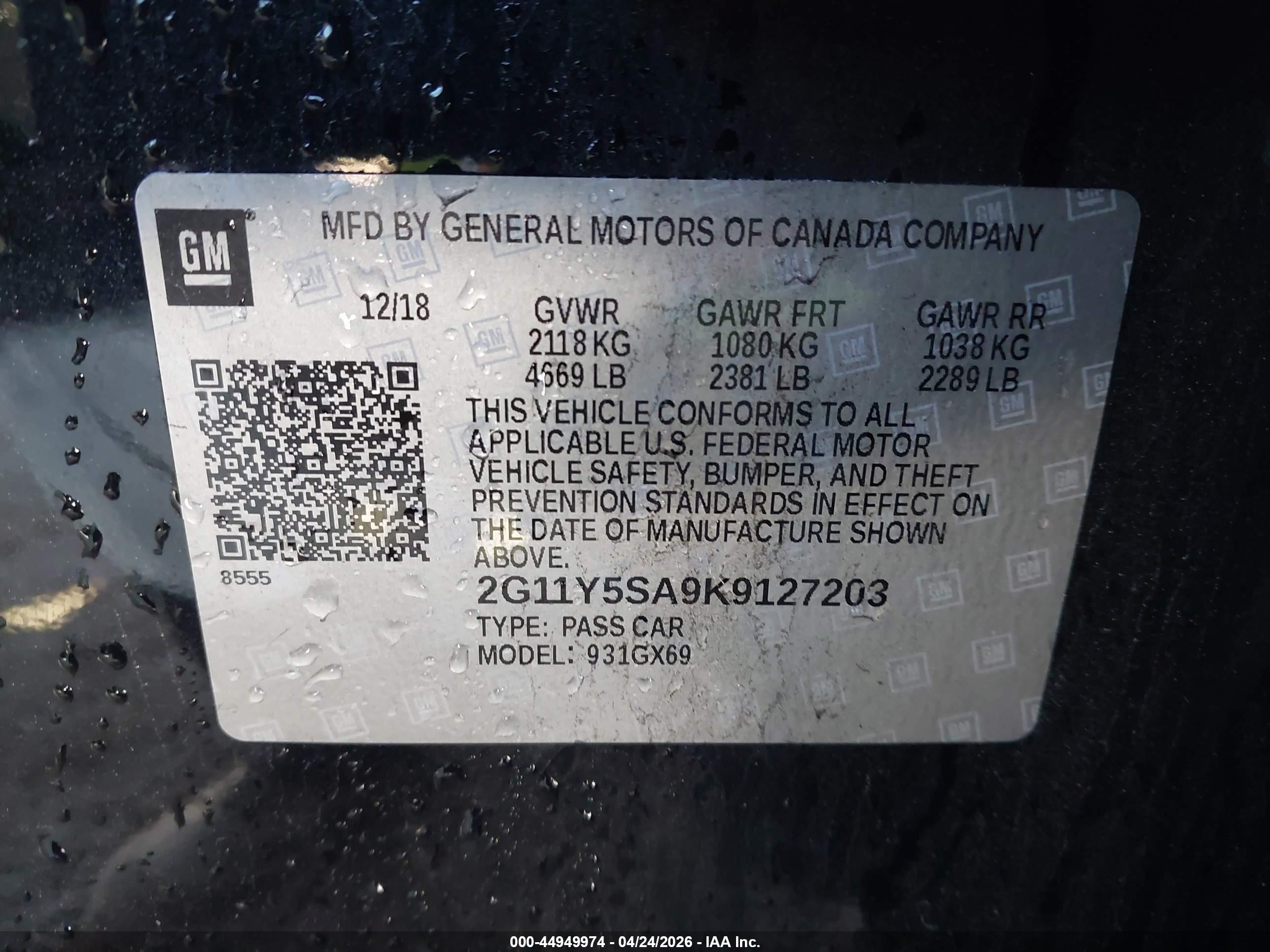 CHEVROLET IMPALA image 9