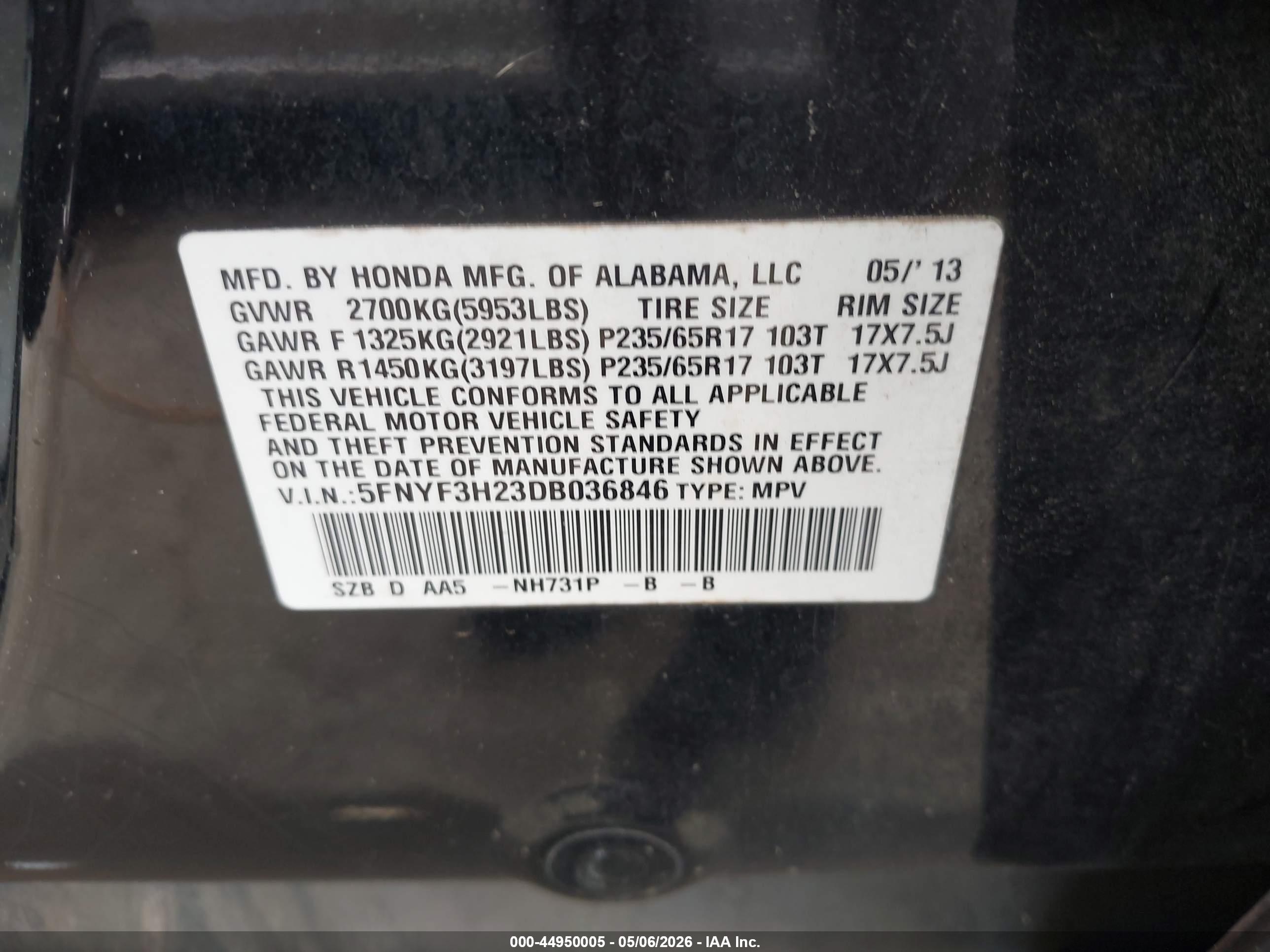 HONDA PILOT image 9