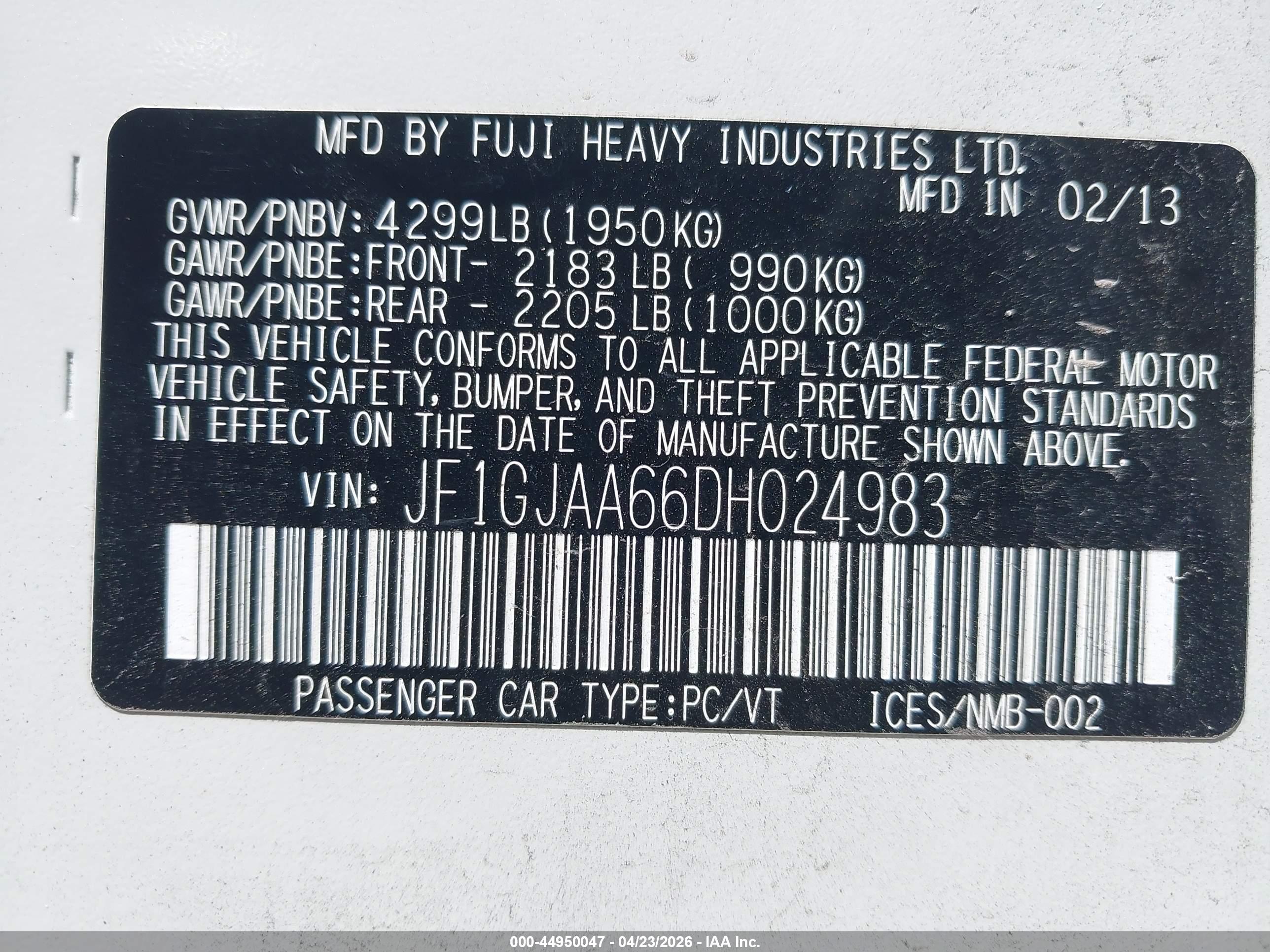 SUBARU IMPREZA image 9
