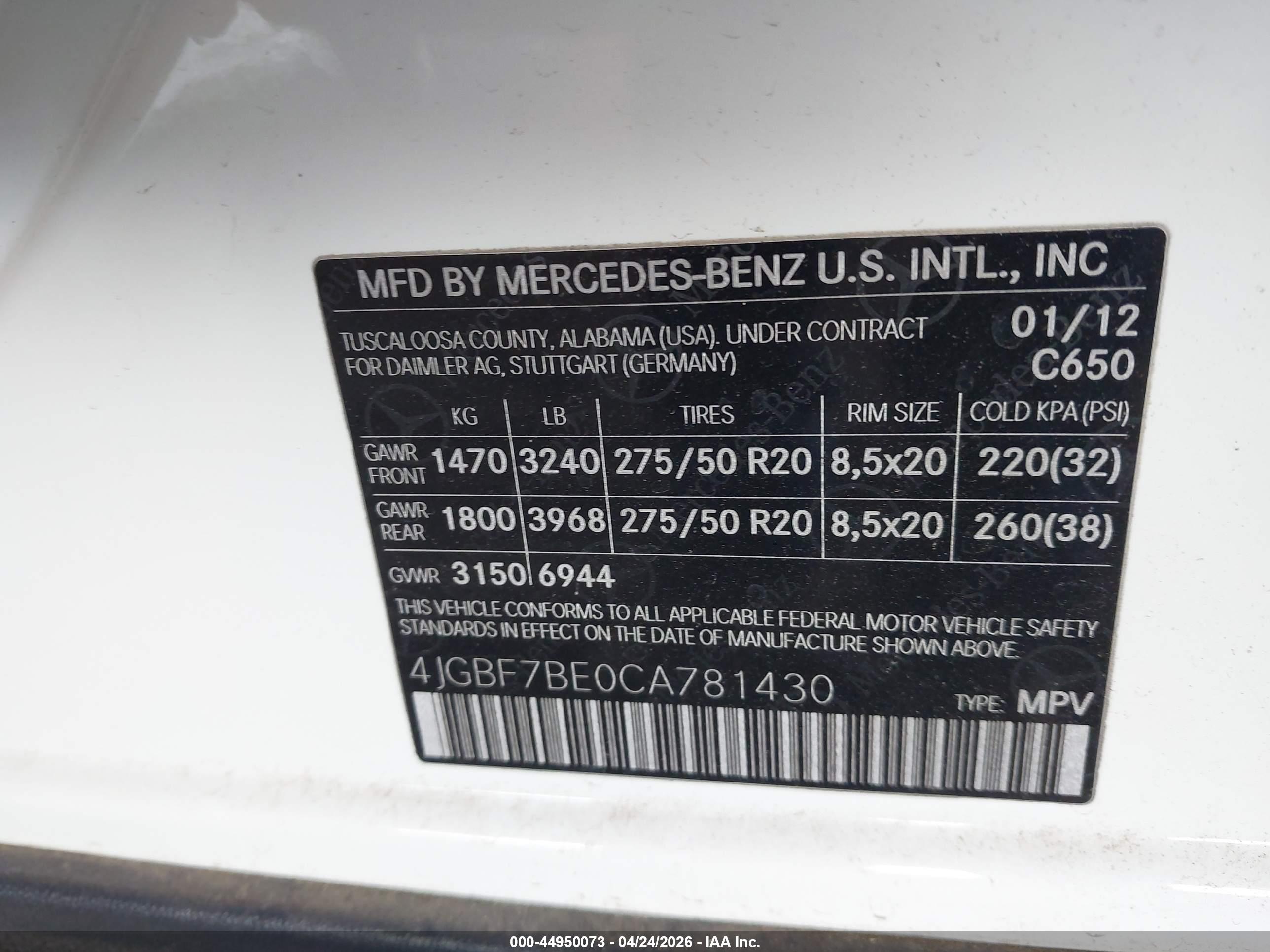 MERCEDES-BENZ GL image 9