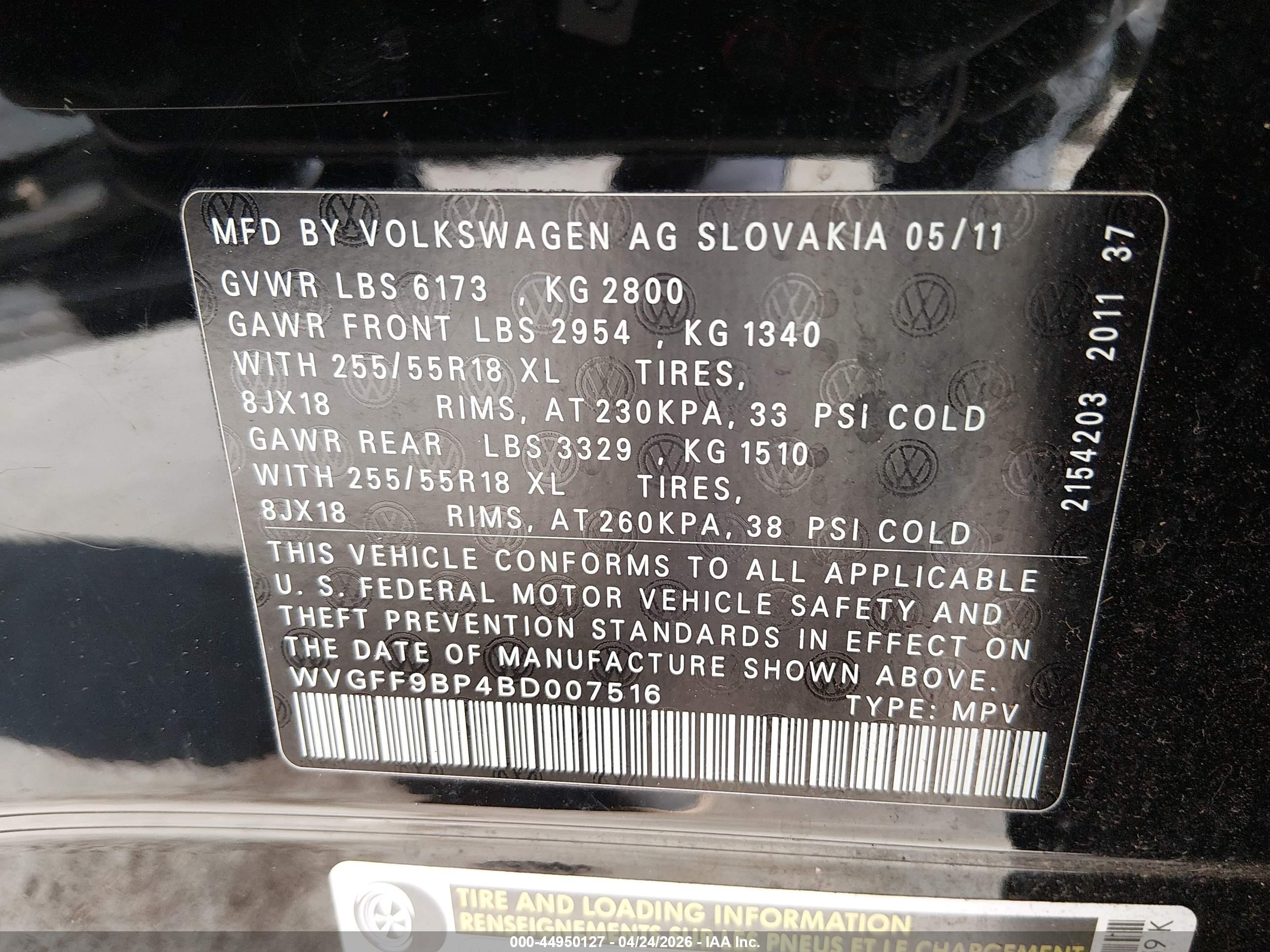 VOLKSWAGEN TOUAREG image 9