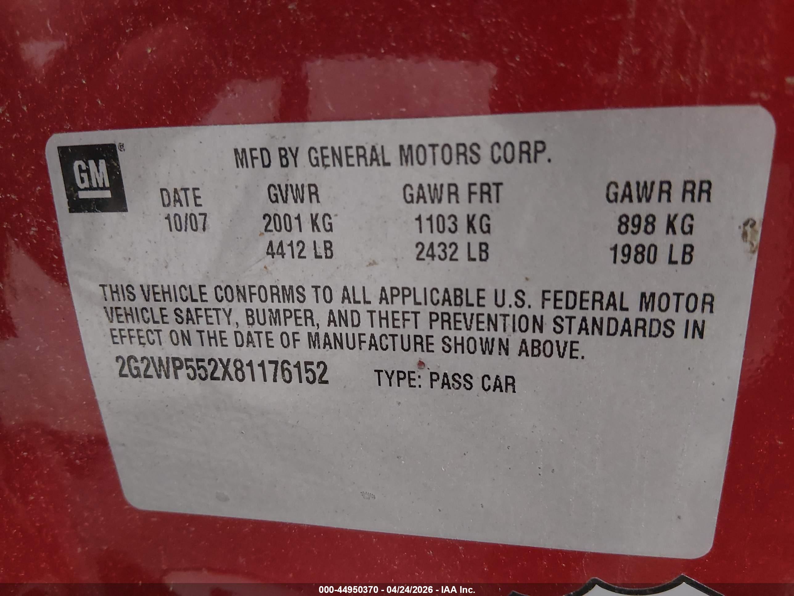 PONTIAC GRAND image 9