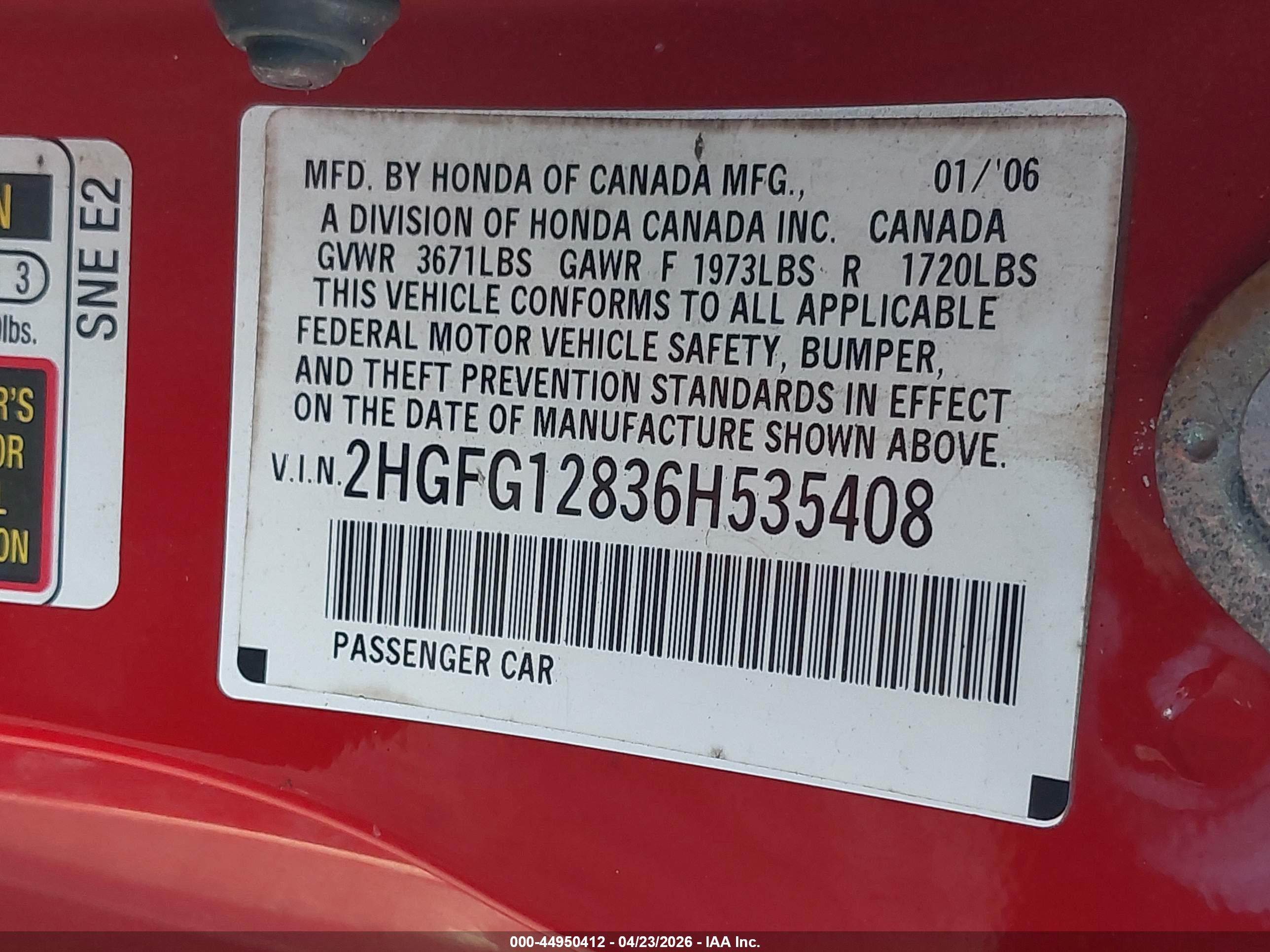 HONDA CIVIC image 9