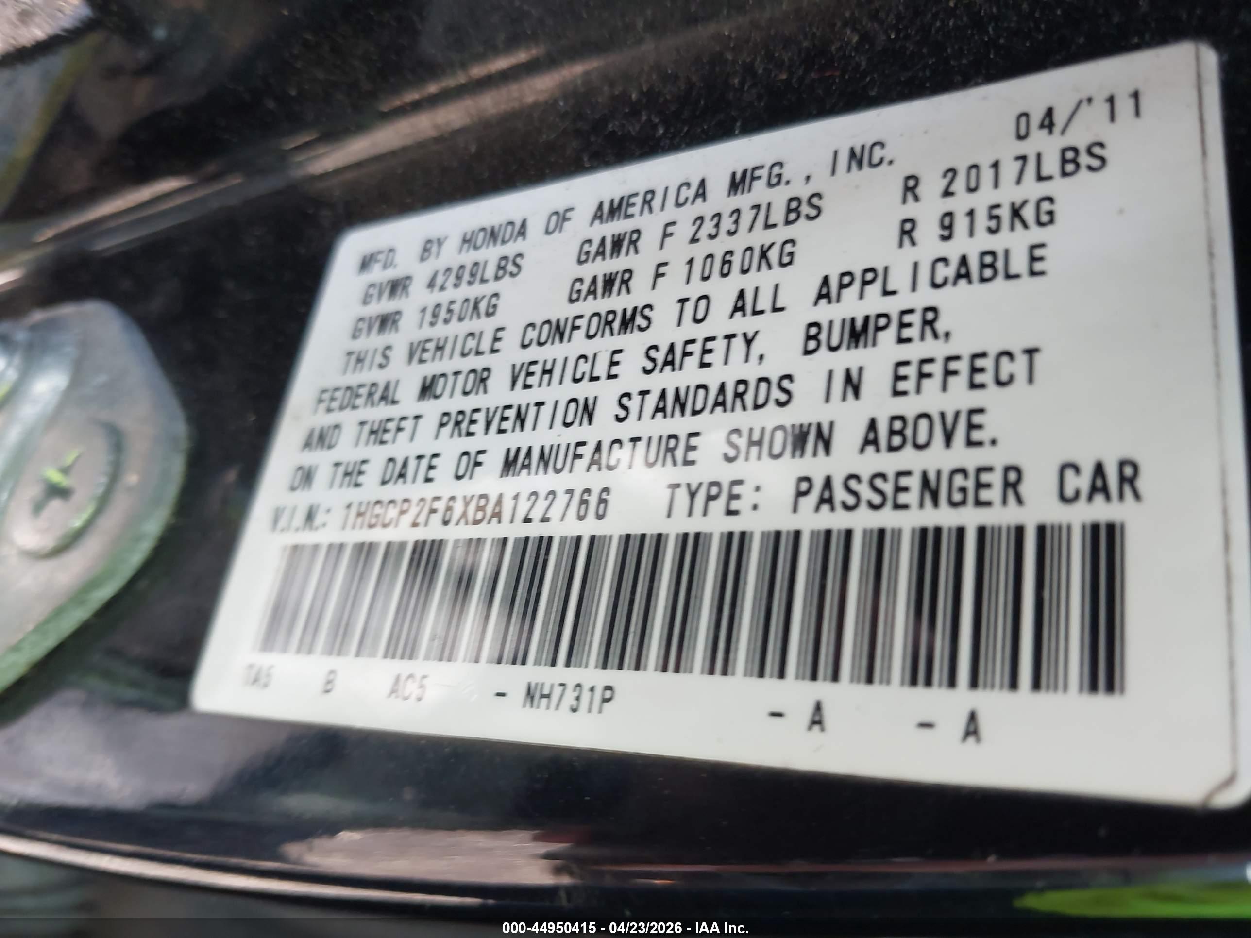 HONDA ACCORD image 9