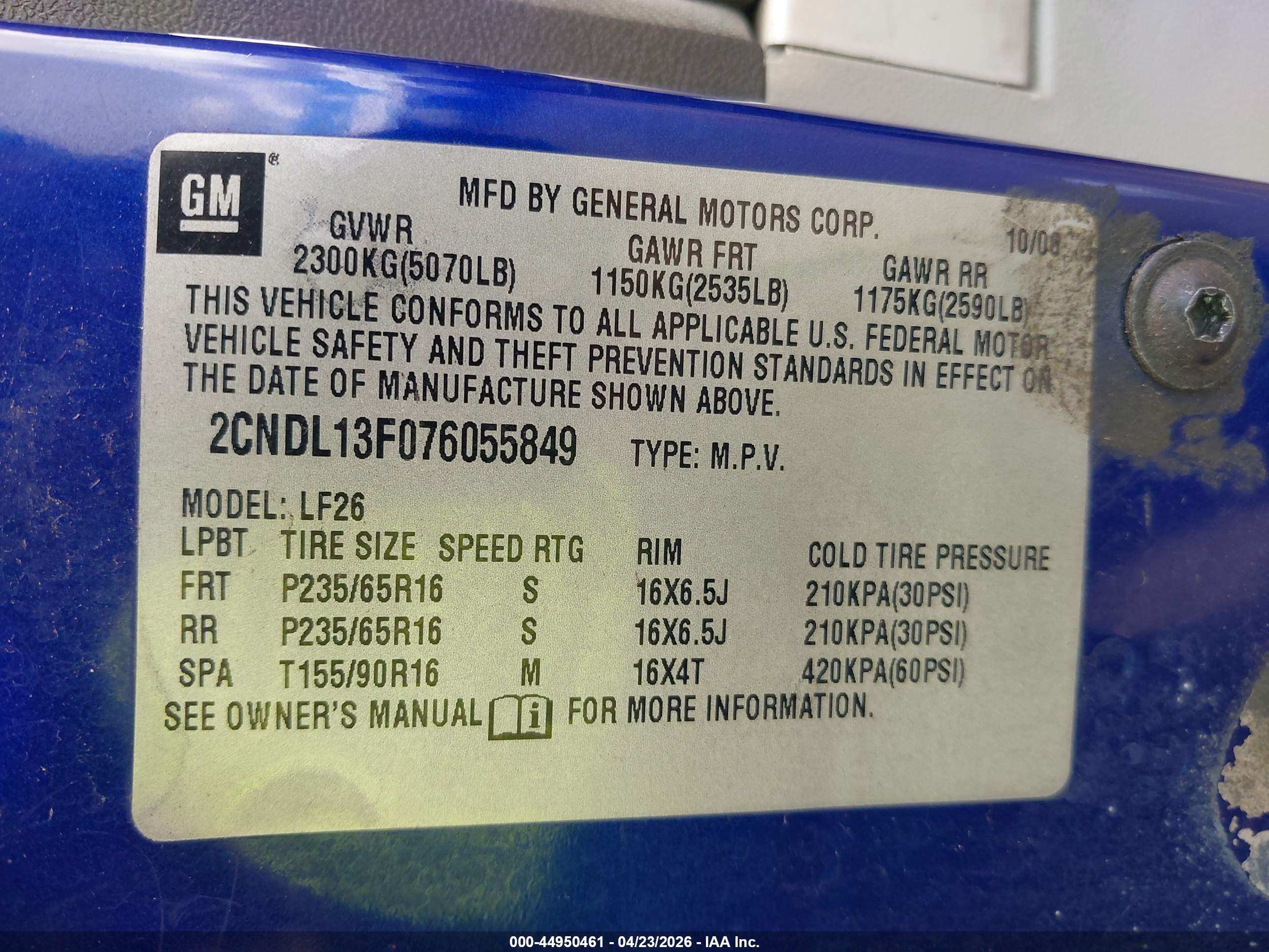 CHEVROLET EQUINOX image 9
