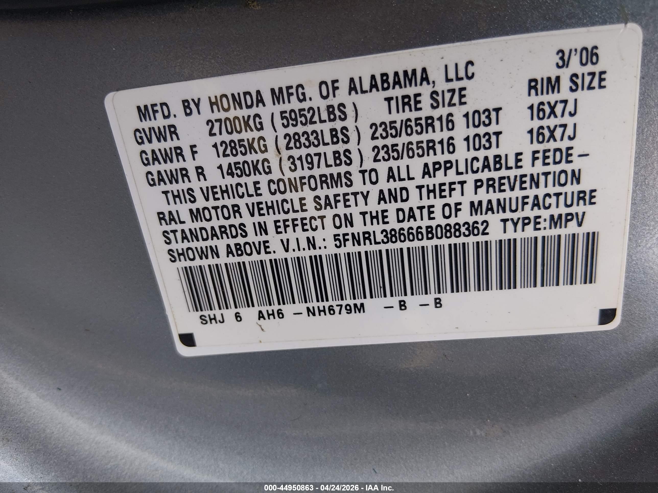 HONDA ODYSSEY image 9