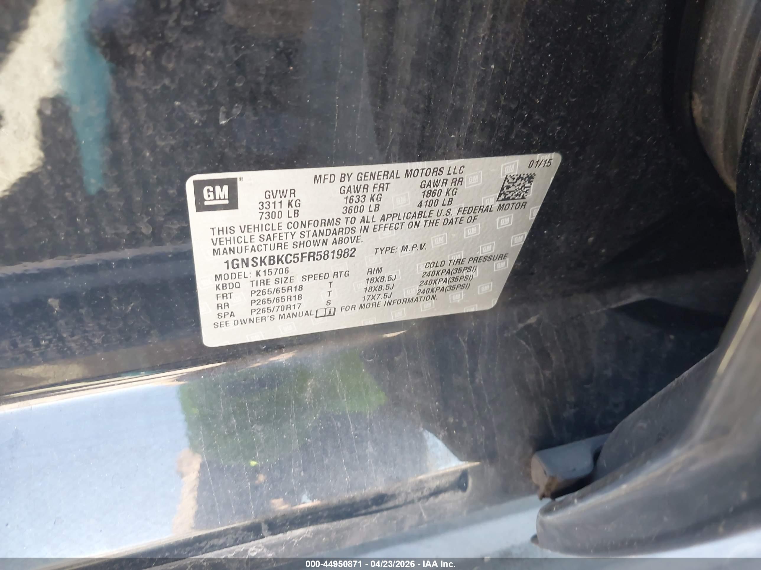 CHEVROLET TAHOE image 9