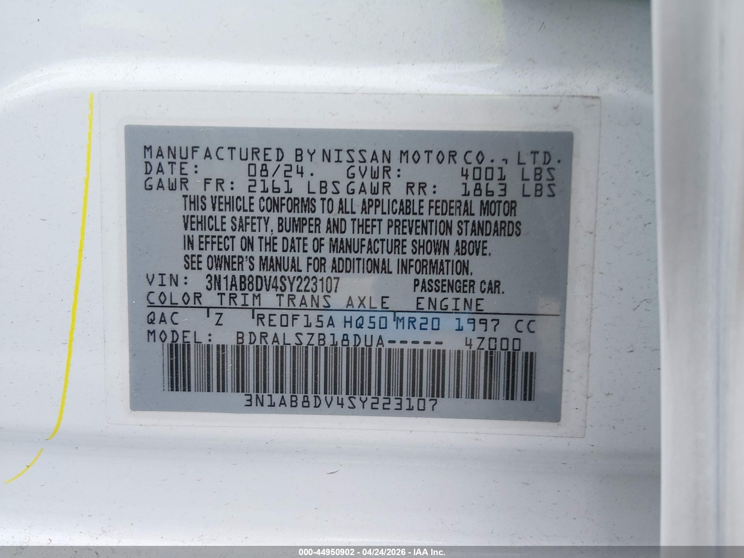 NISSAN SENTRA image 9